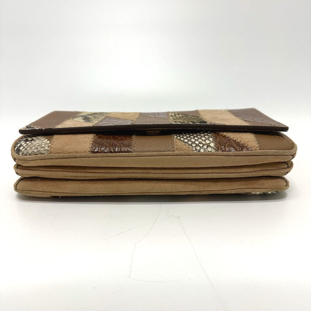 Shoulder Bag Suede Brown