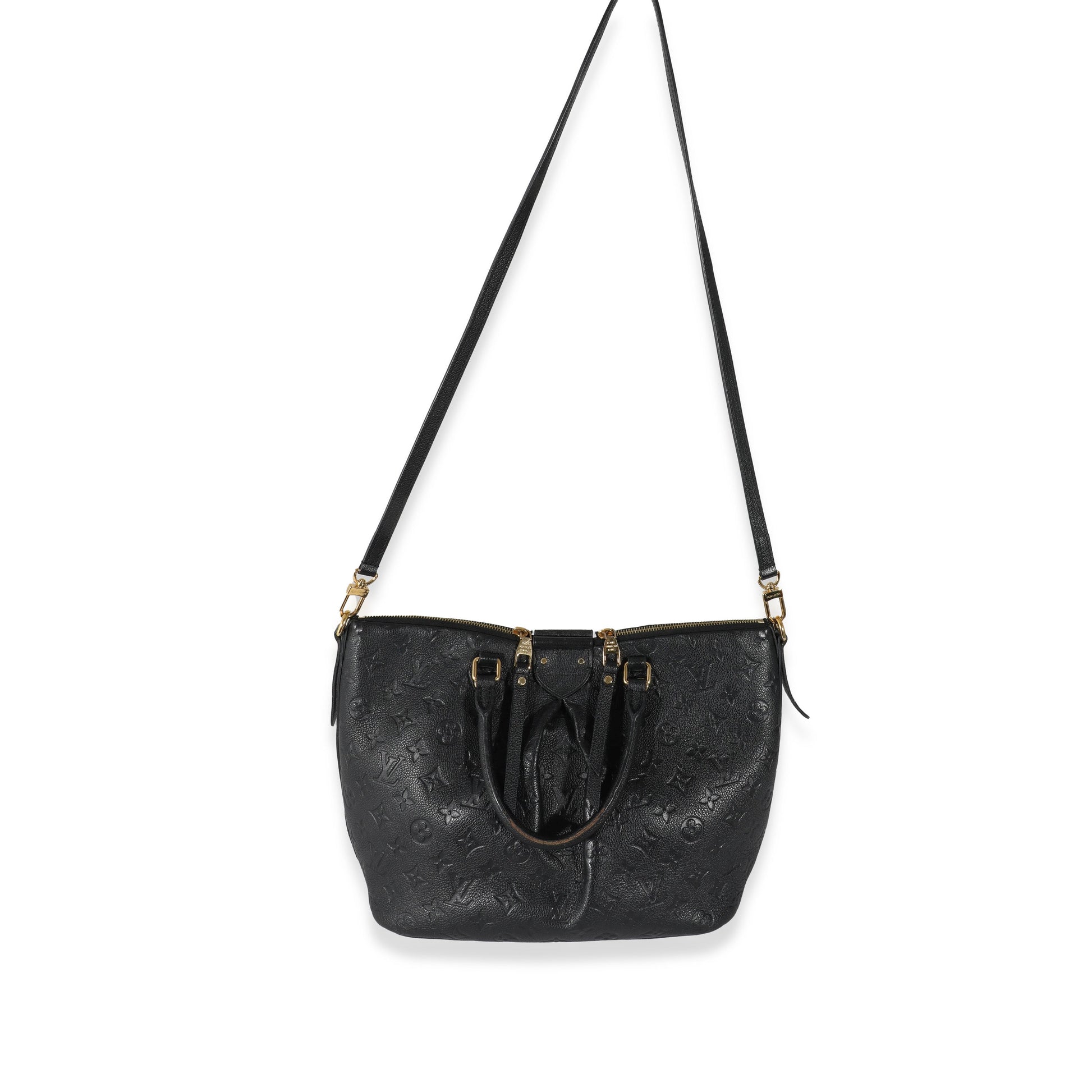 Louis Vuitton Empreinte Mazarine MM Black Handbag