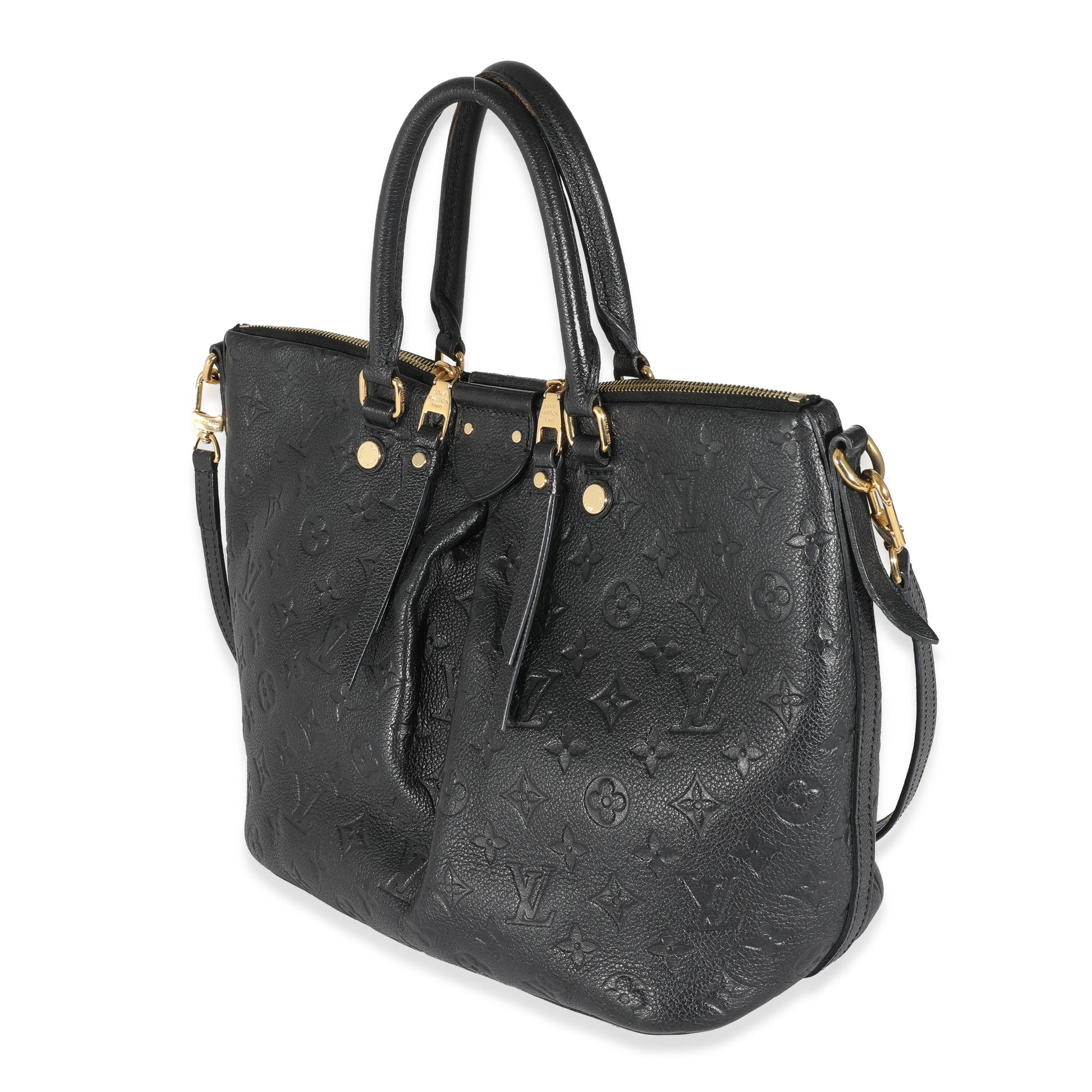 Louis Vuitton Empreinte Mazarine MM Black Handbag