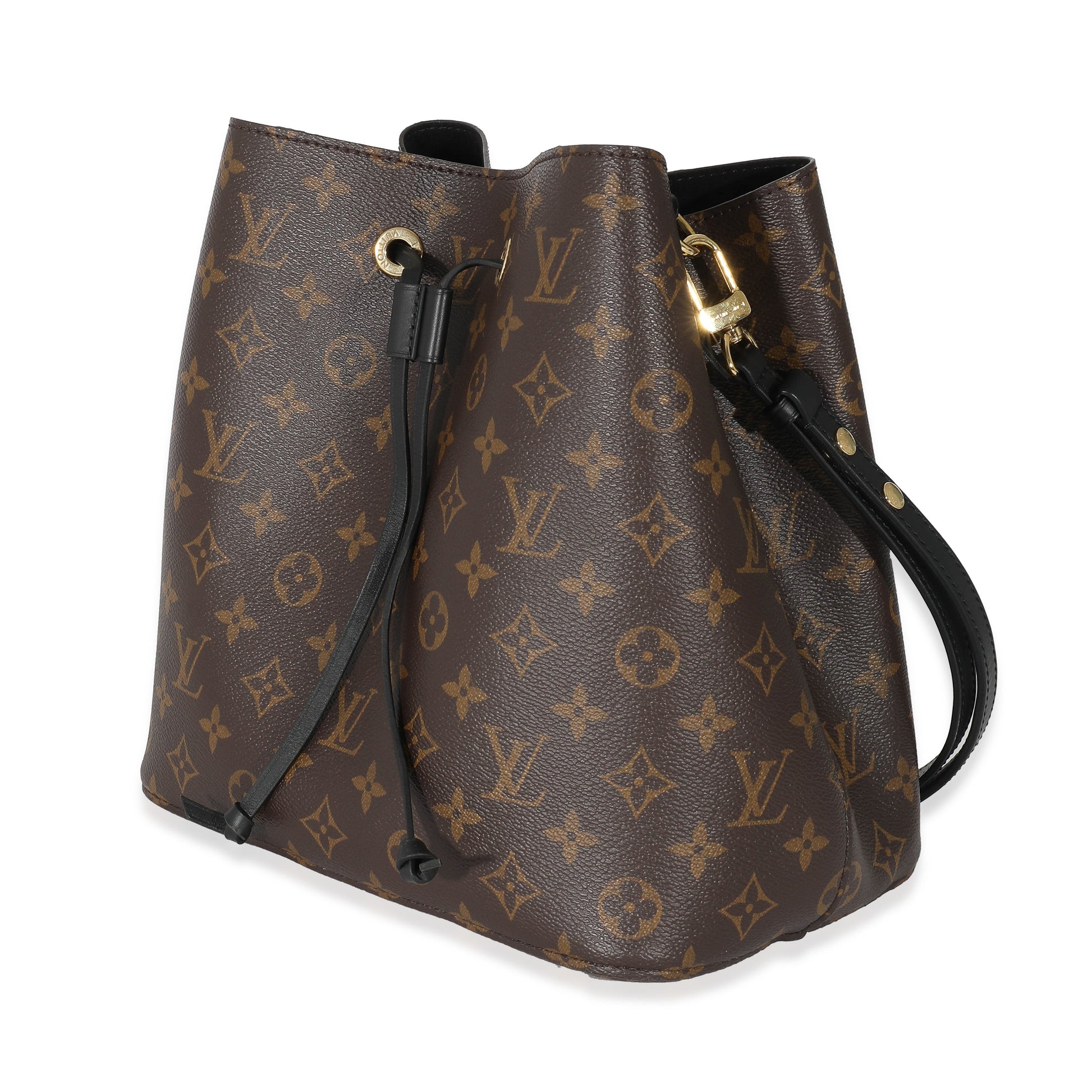 Louis Vuitton NéoNoé MM Monogram Canvas Black Handbag
