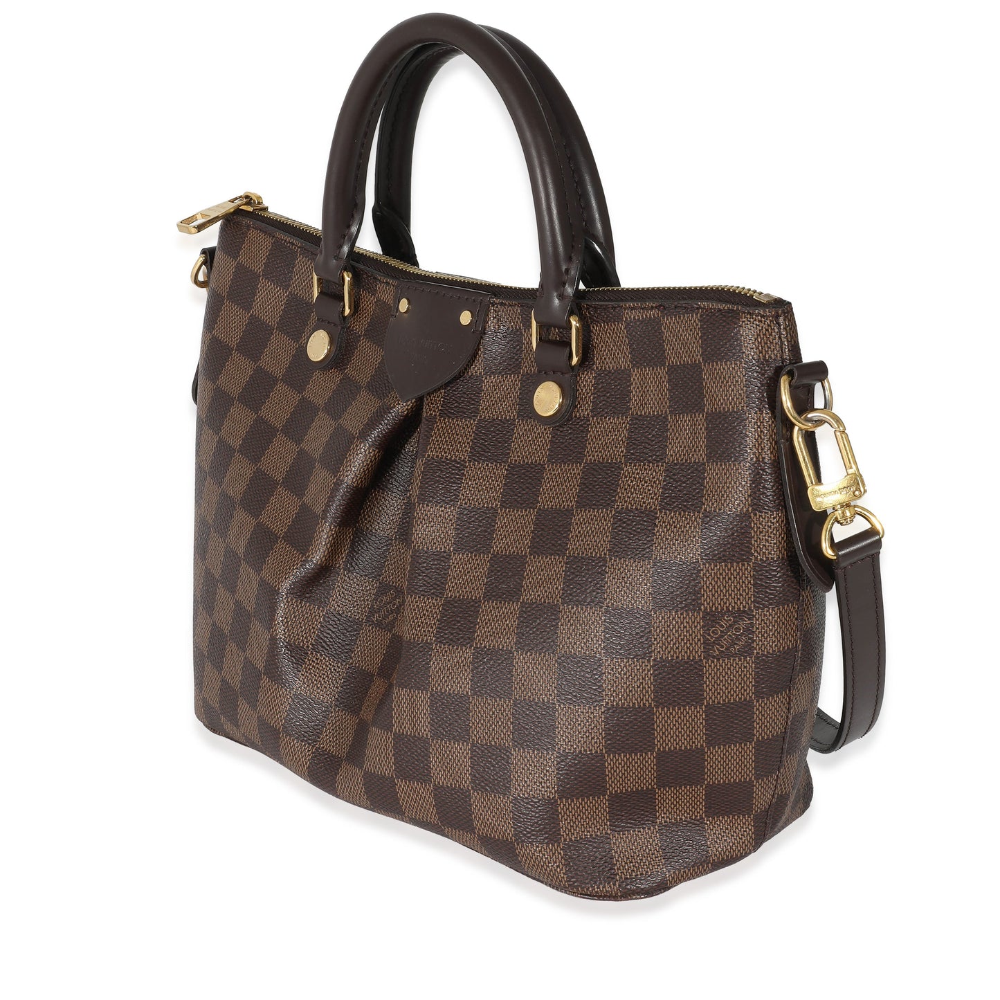 Louis Vuitton Damier Ebene Siena PM Canvas Handbag 3