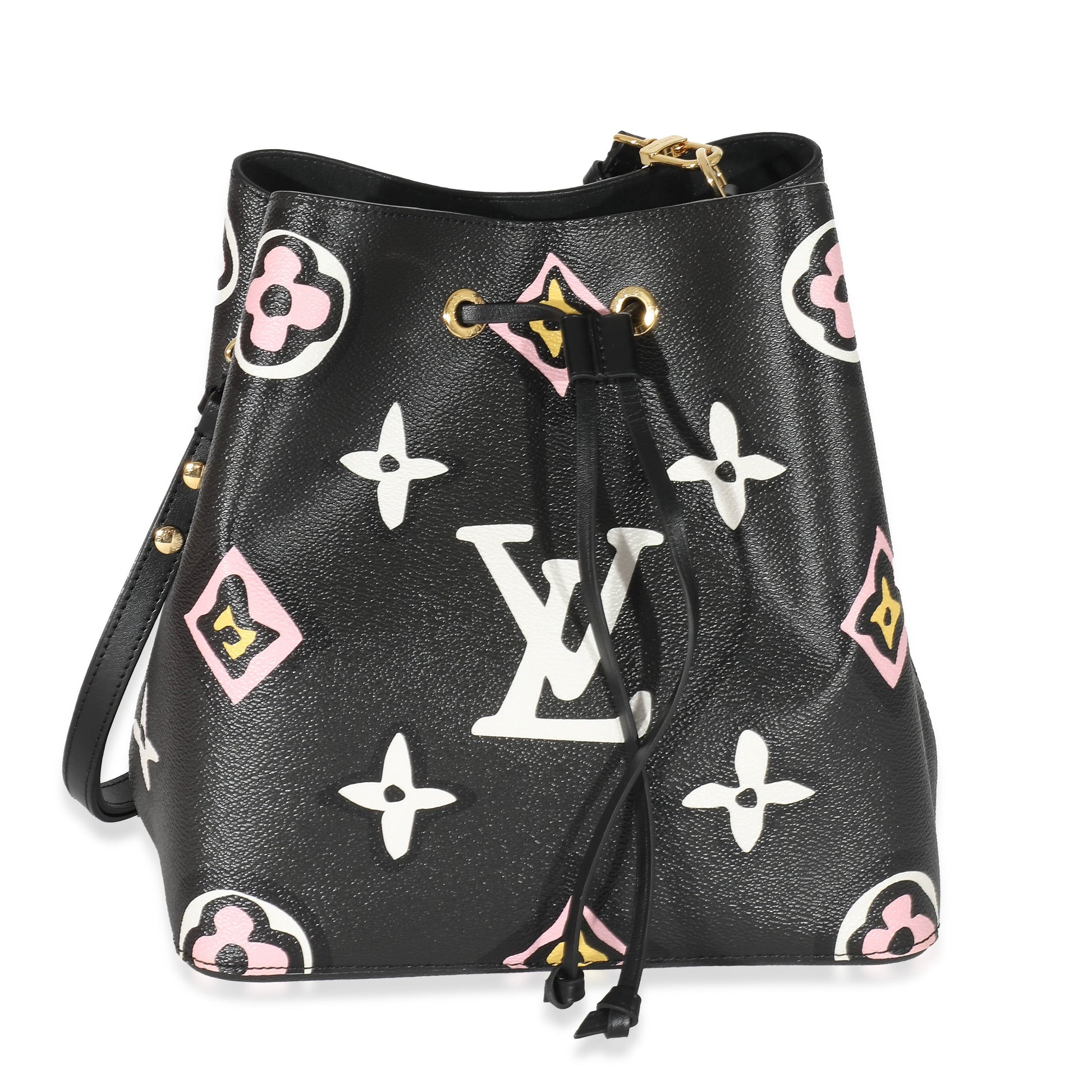 Louis Vuitton Giant Wild At Heart NéoNoé Monogram Canvas Black Handbag