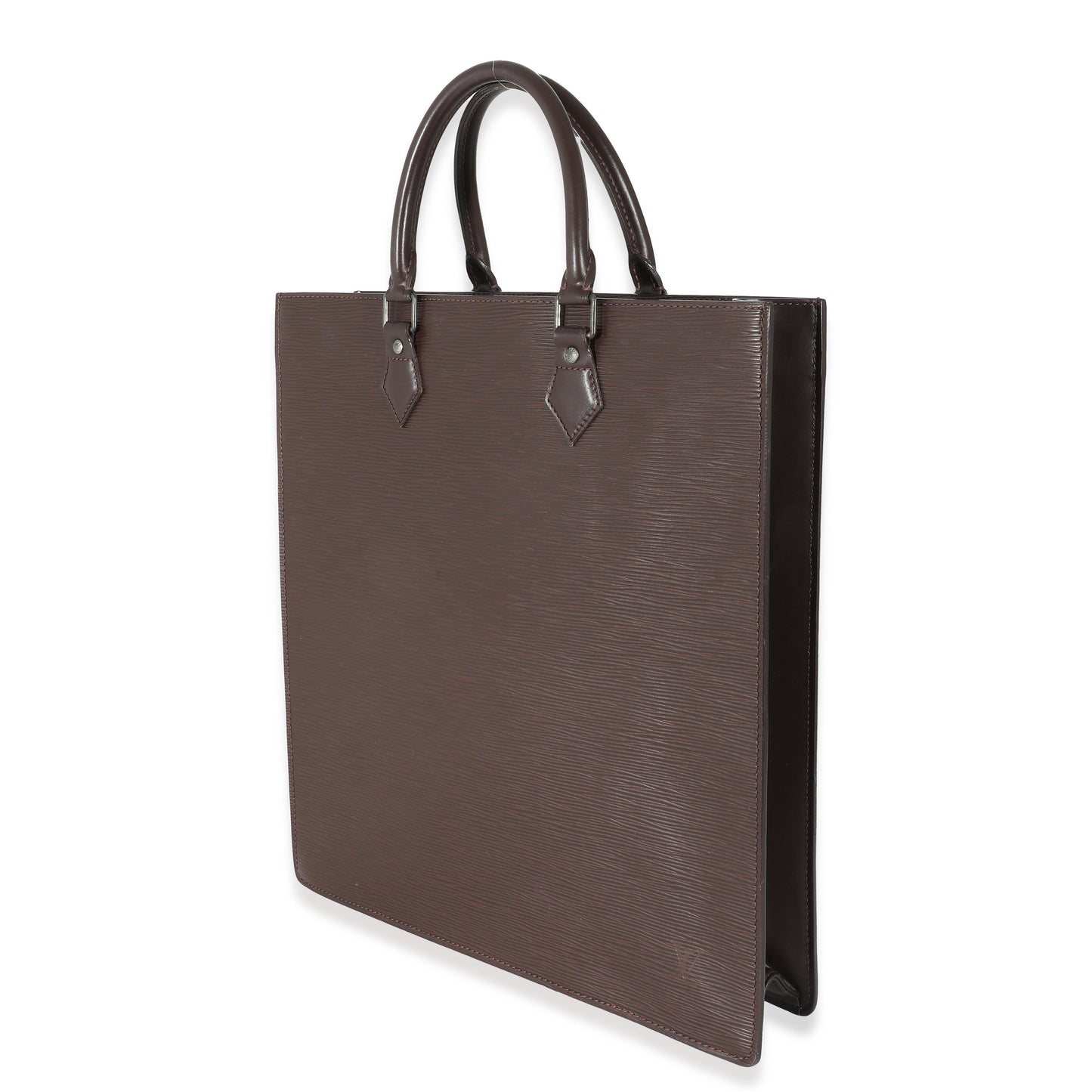 Louis Vuitton Epi Sac Plat Brown Handbag