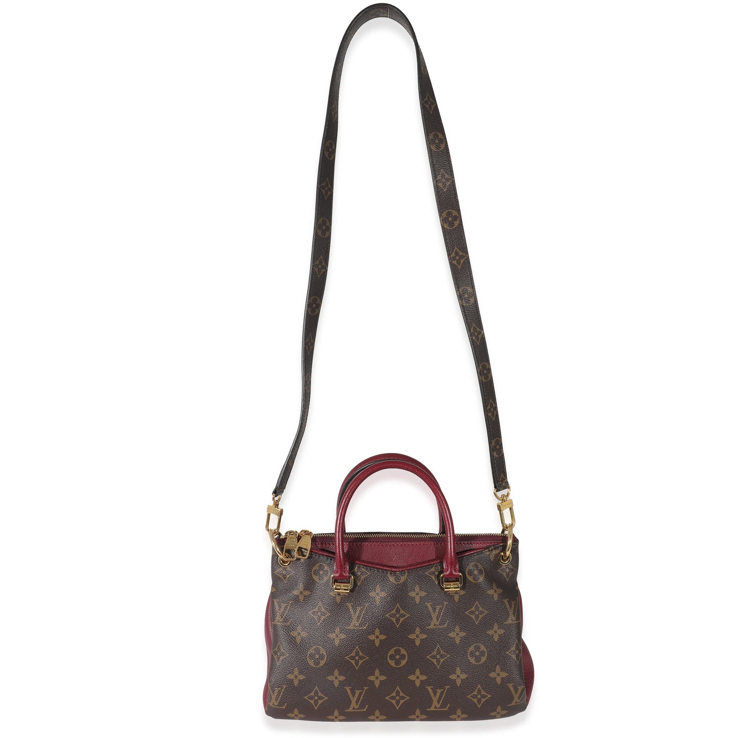 Louis Vuitton Raisin Pallas BB Monogram Handbag