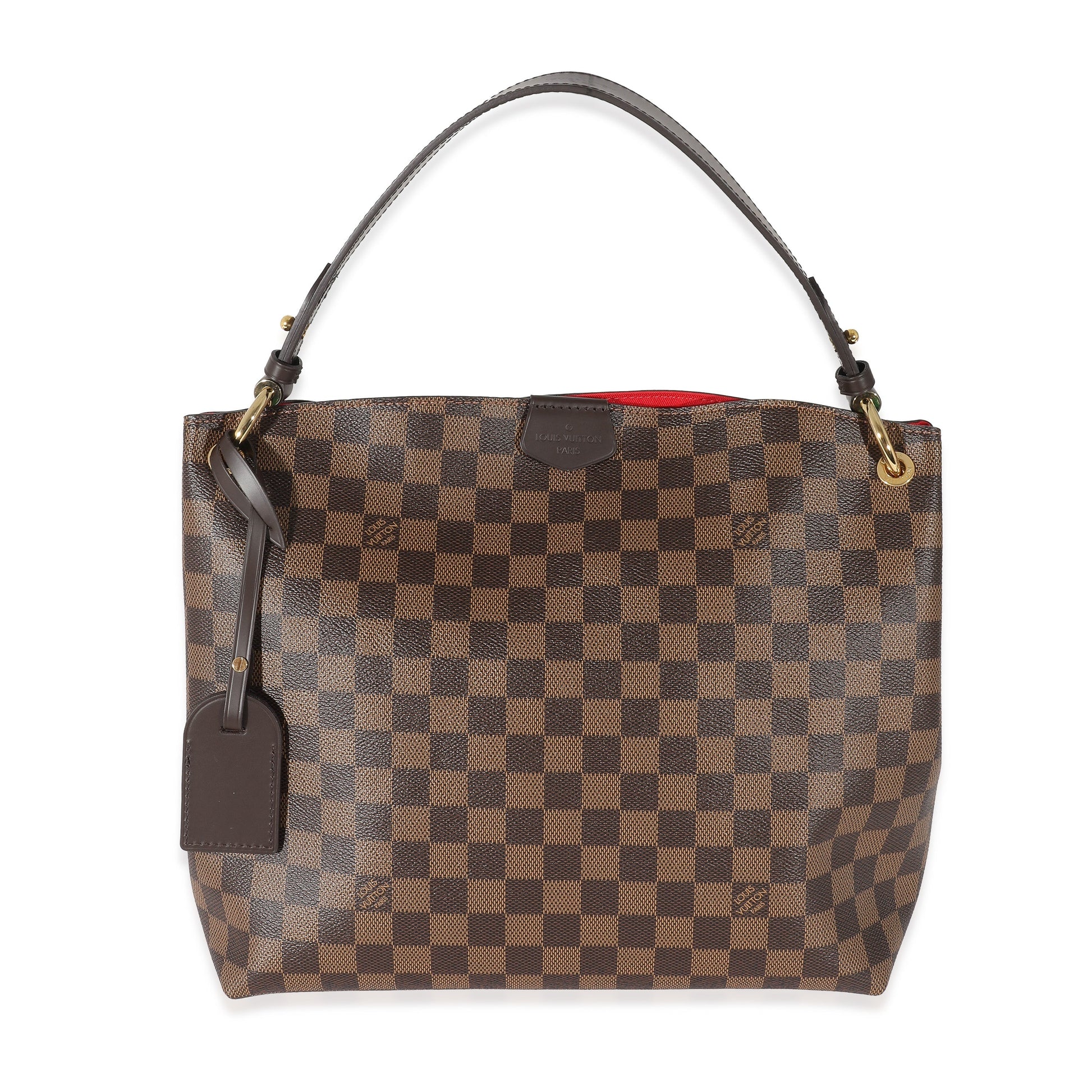 Louis Vuitton Damier Ebene Graceful PM Canvas Handbag 8