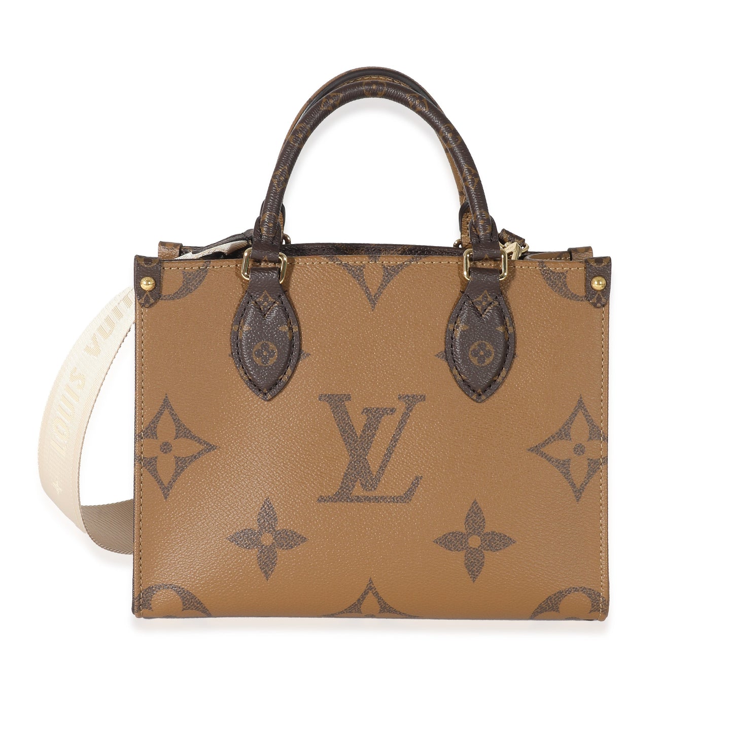 Louis Vuitton Reverse Giant Onthego PM Monogram Canvas Handbag