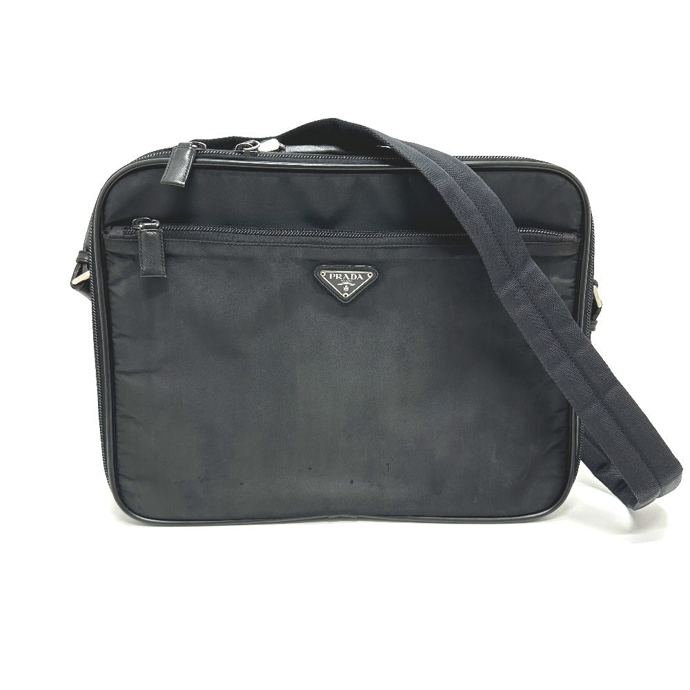 Business Bag Triangle Plate Unisex(Unisex) Nylon Black Travel Bag
