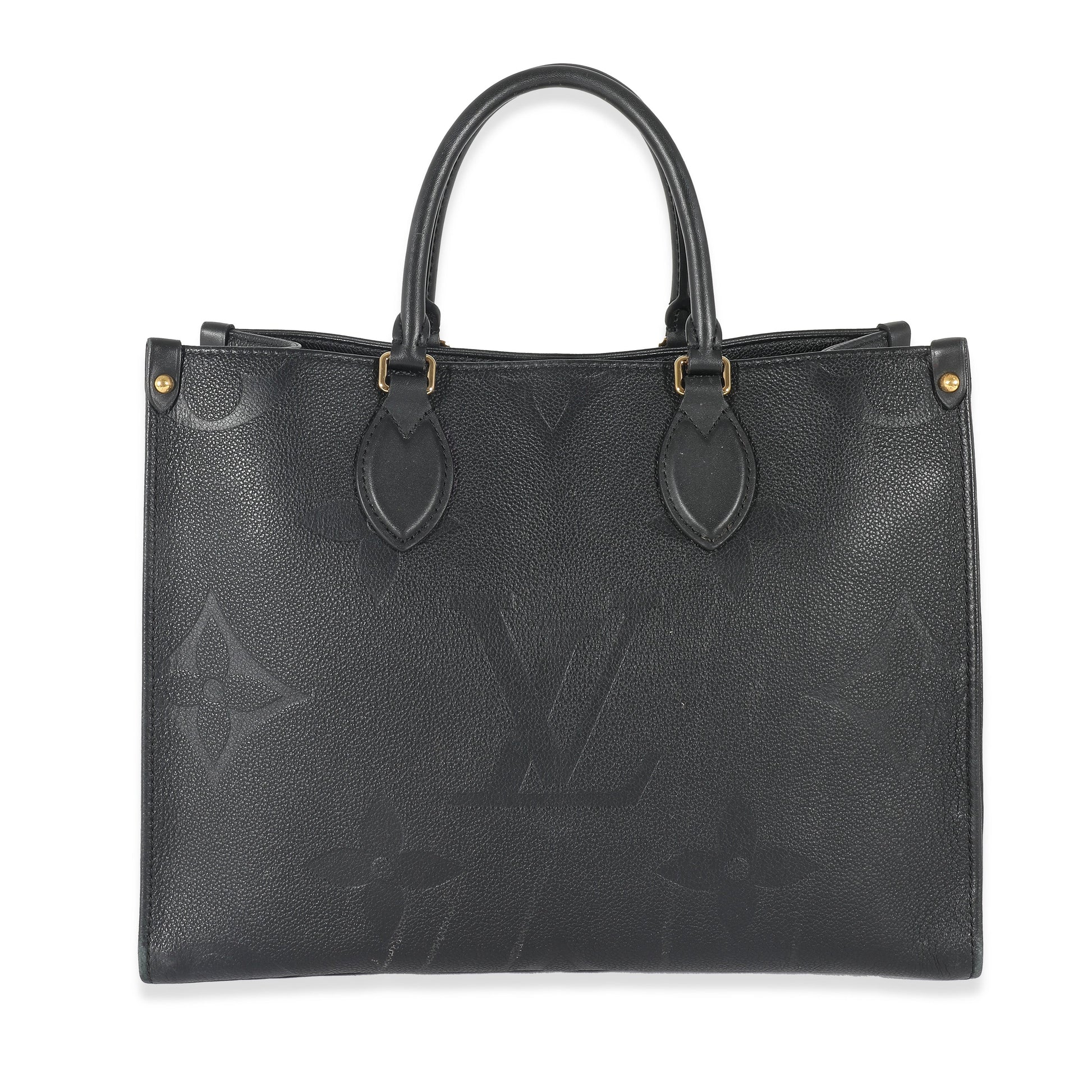 Louis Vuitton Empreinte Giant Onthego MM Monogram Black Handbag Onthego Mm