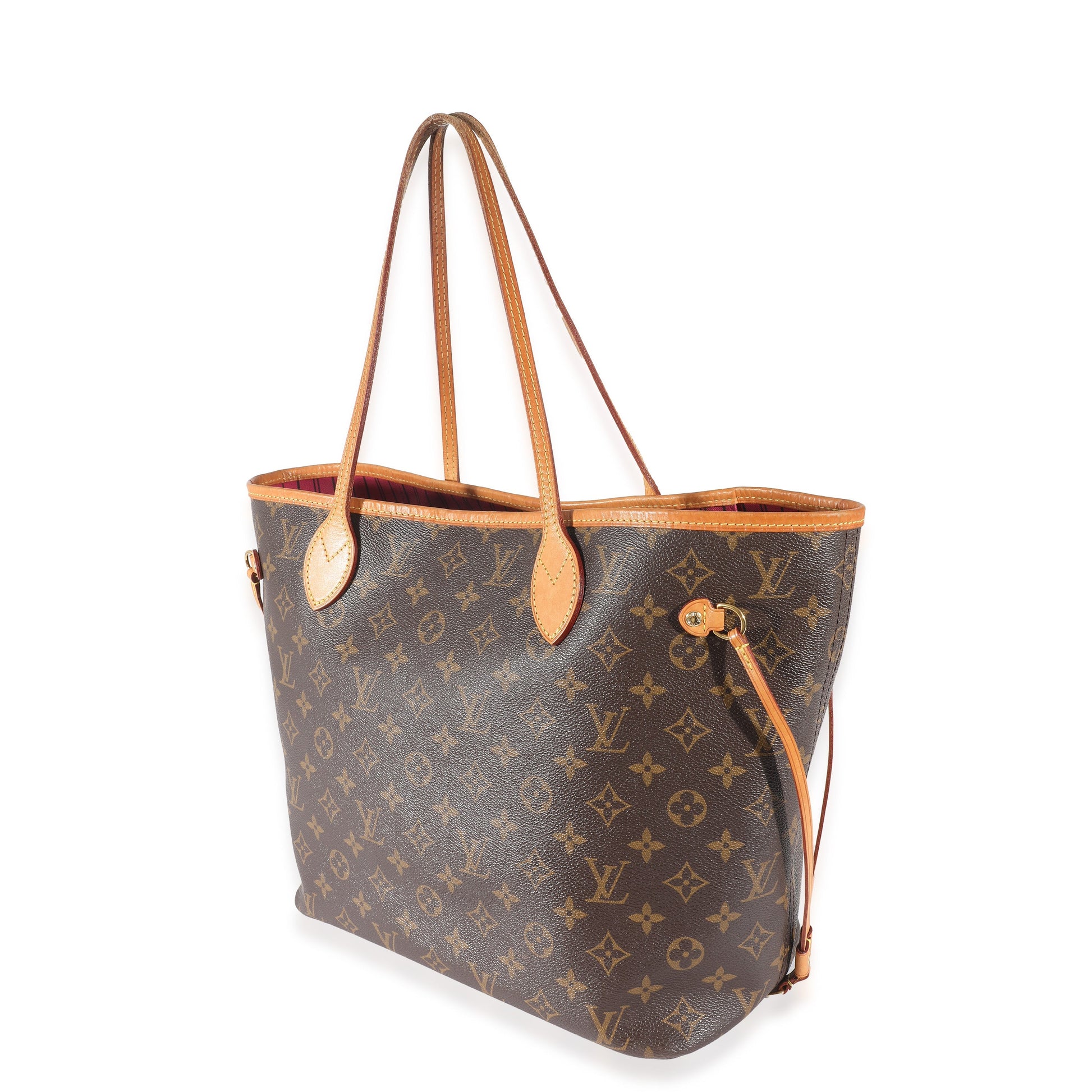 Louis Vuitton Neverfull MM Monogram Canvas Tote Bag 25