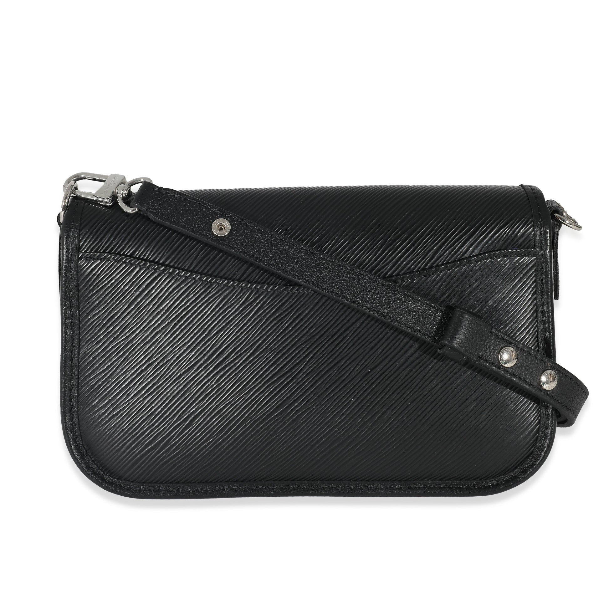 Louis Vuitton Epi Buci Leather Black Crossbody Bag