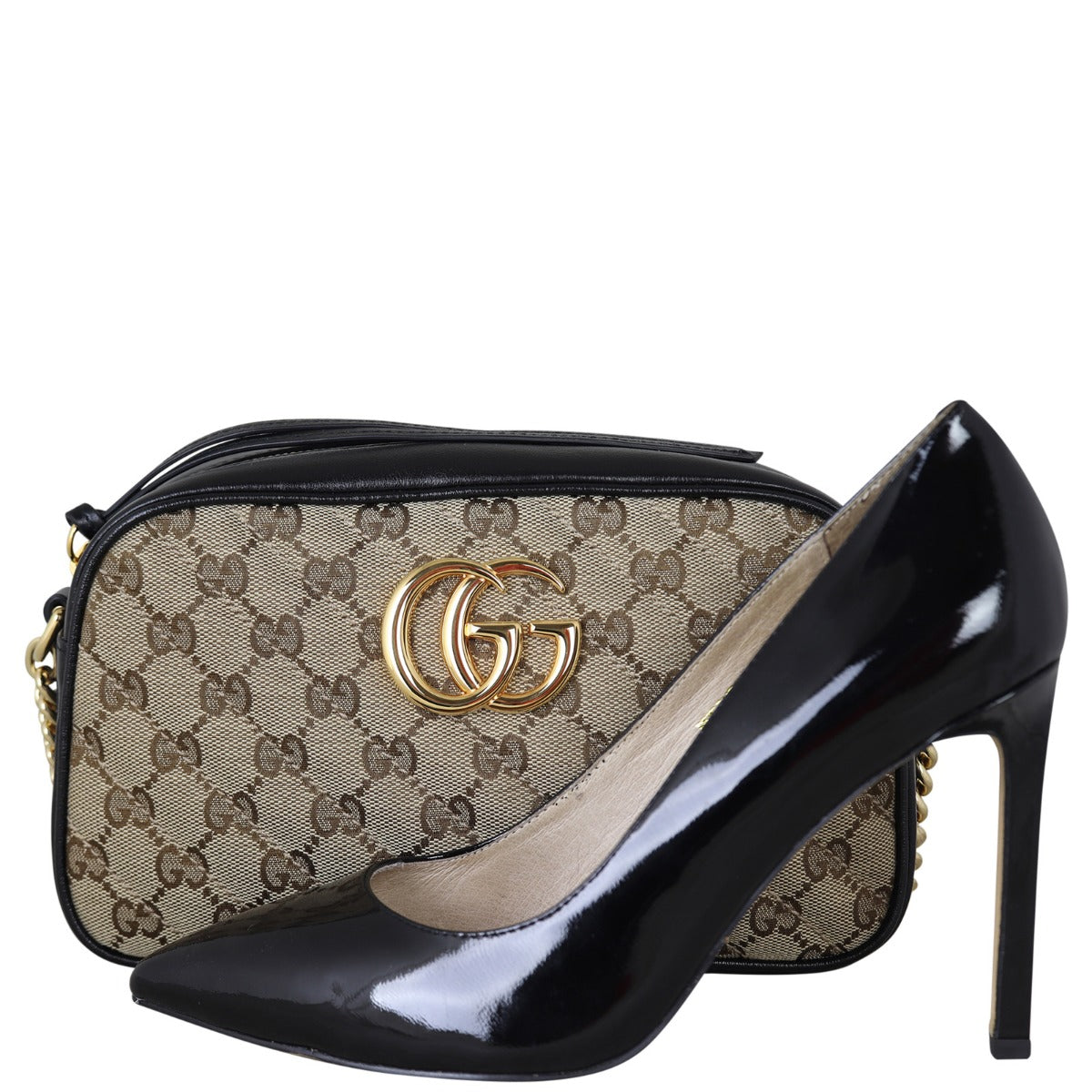Gucci GG Canvas Marmont Small Camera Bag