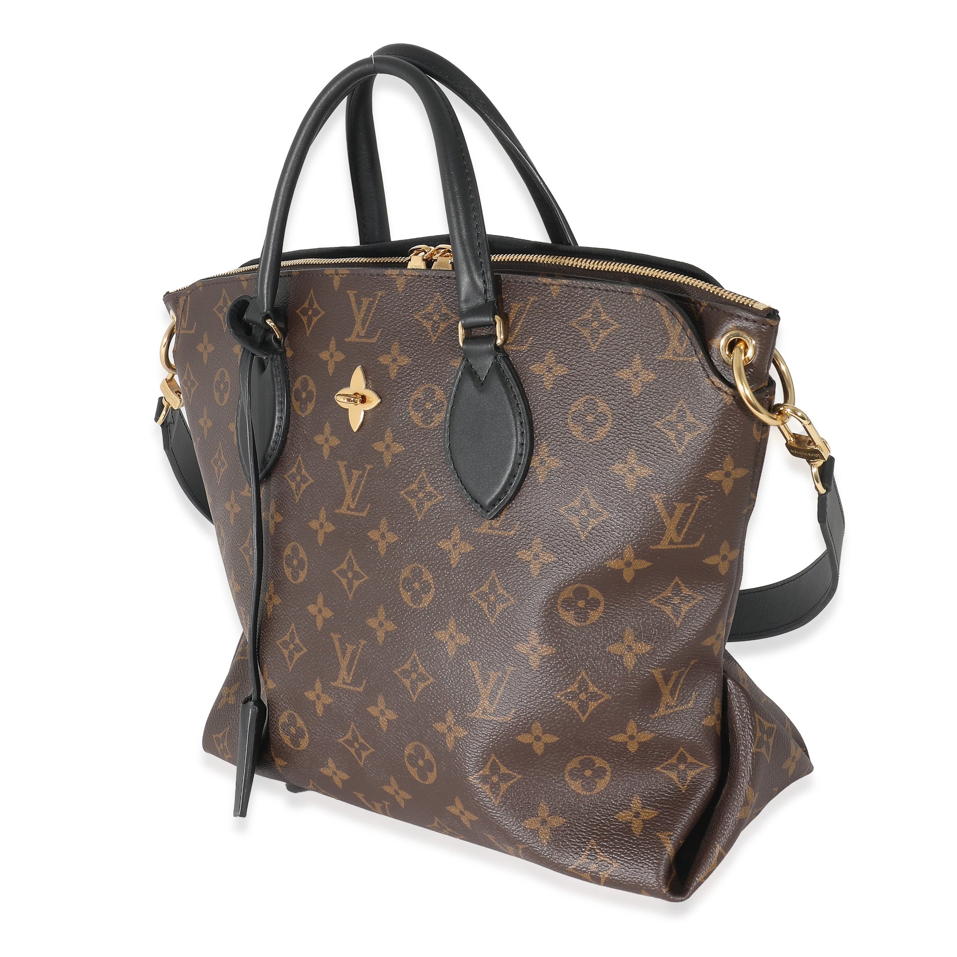 Louis Vuitton Flower Zipped Monogram Canvas Tote Bag 3