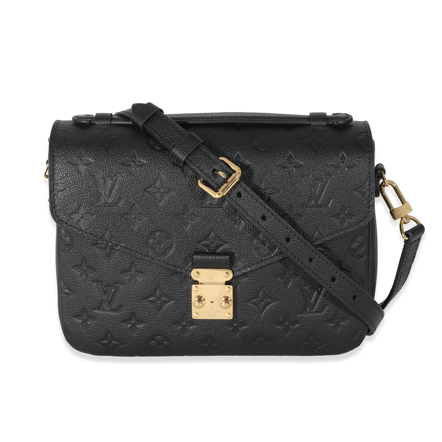 Louis Vuitton Empreinte Pochette Metis Monogram Black Clutch Bag 9