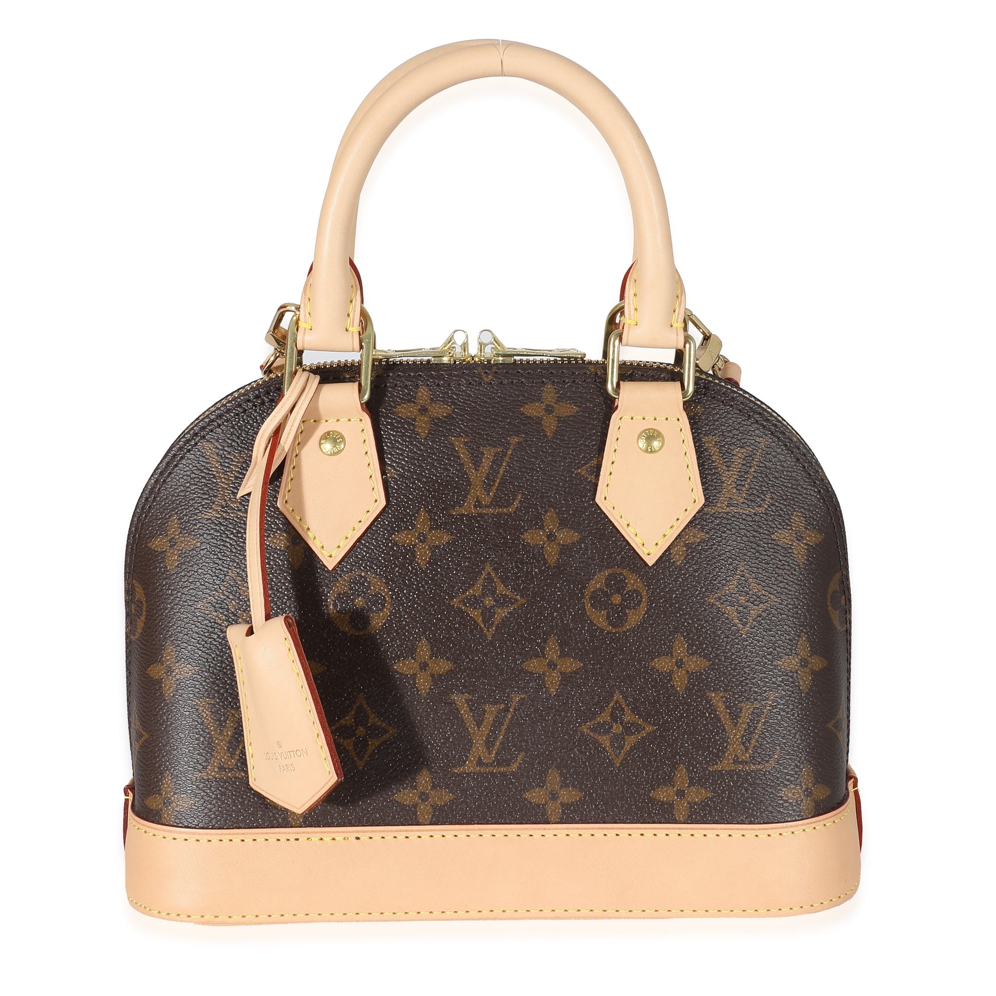 Louis Vuitton Alma BB Monogram Canvas Handbag 8