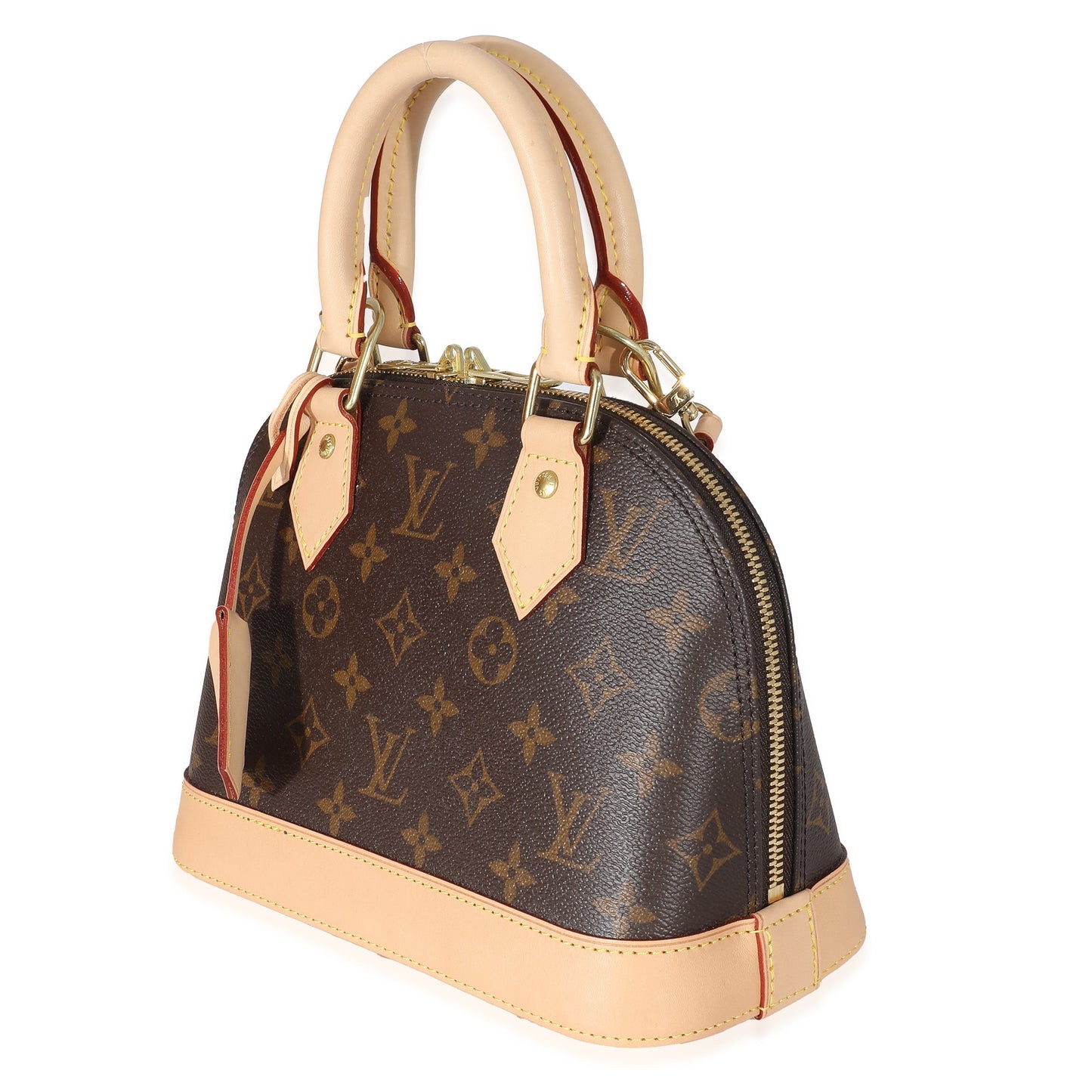 Louis Vuitton Alma BB Monogram Canvas Handbag 8