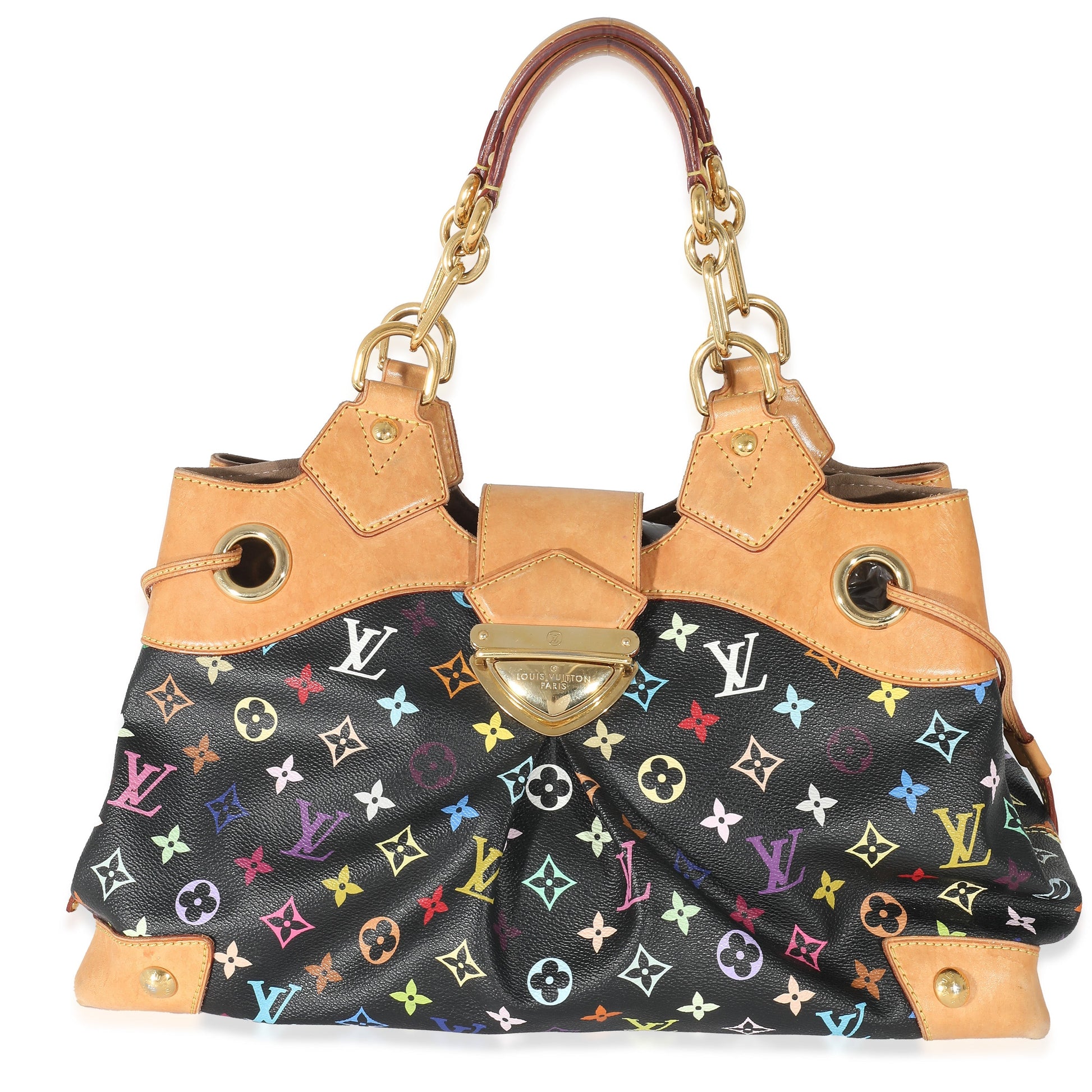 Louis Vuitton Ursula GM Monogram Canvas Black Multicolor Handbag