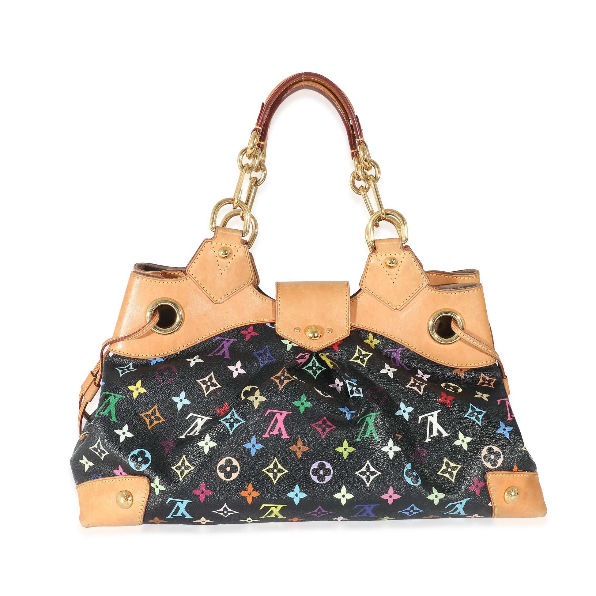 Louis Vuitton Ursula GM Monogram Canvas Black Multicolor Handbag