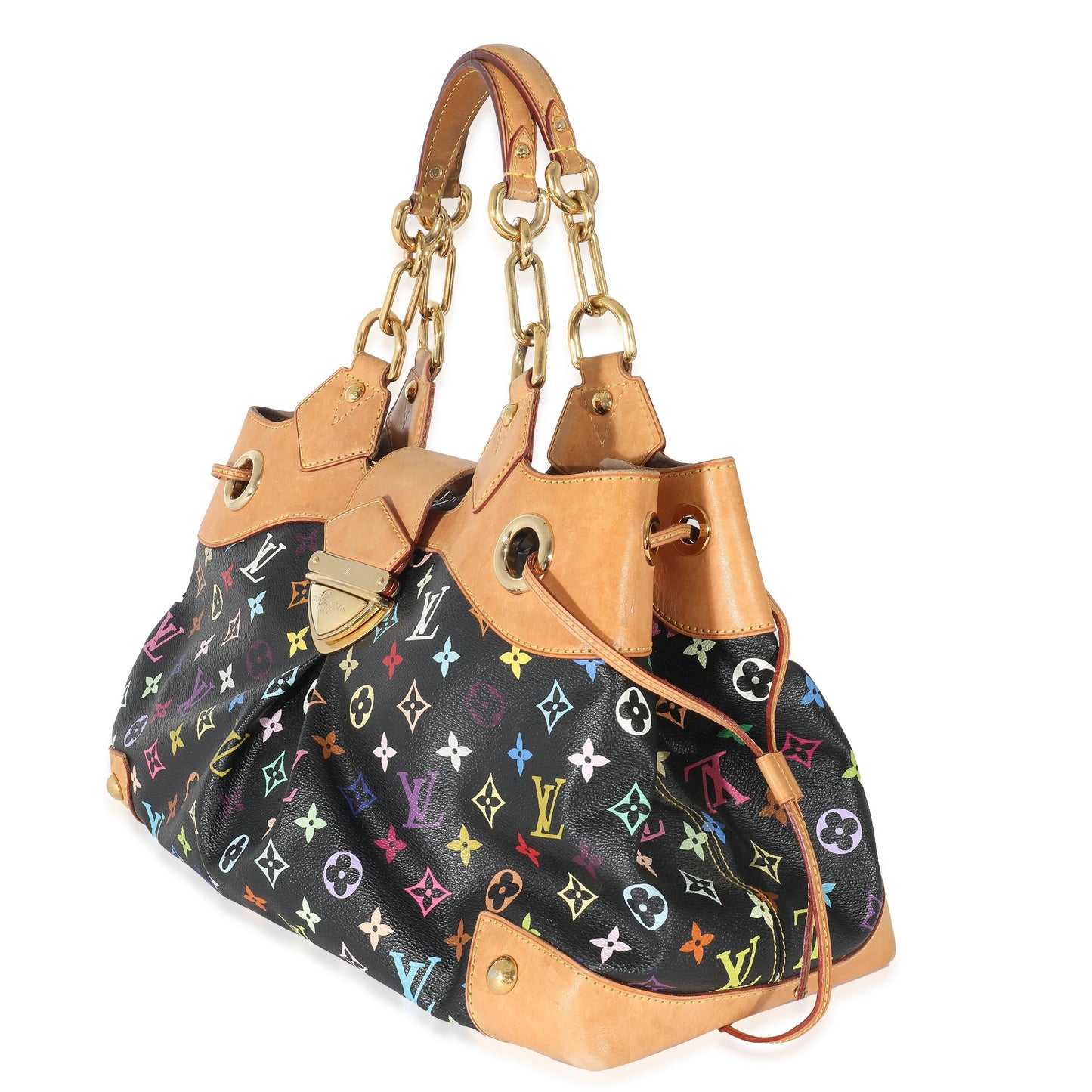 Louis Vuitton Ursula GM Monogram Canvas Black Multicolor Handbag