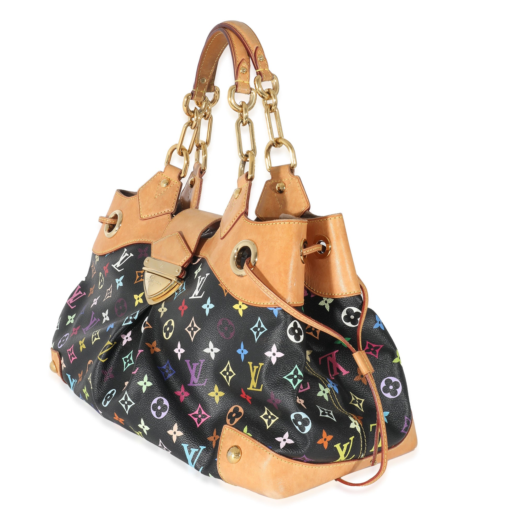 Louis Vuitton Ursula GM Monogram Canvas Black Multicolor Handbag