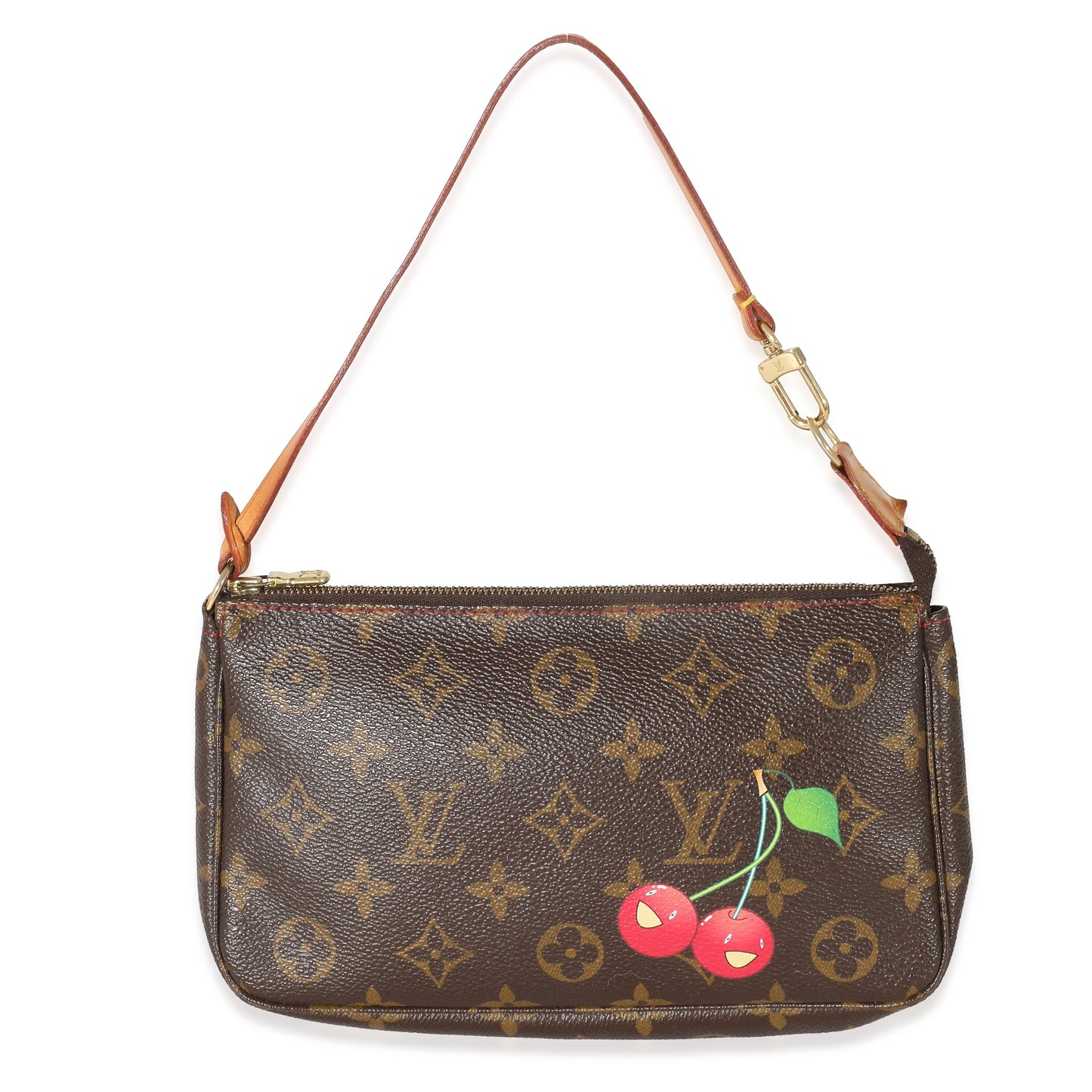 Louis Vuitton Cerises Pochette Accessoires Monogram Canvas Clutch Bag