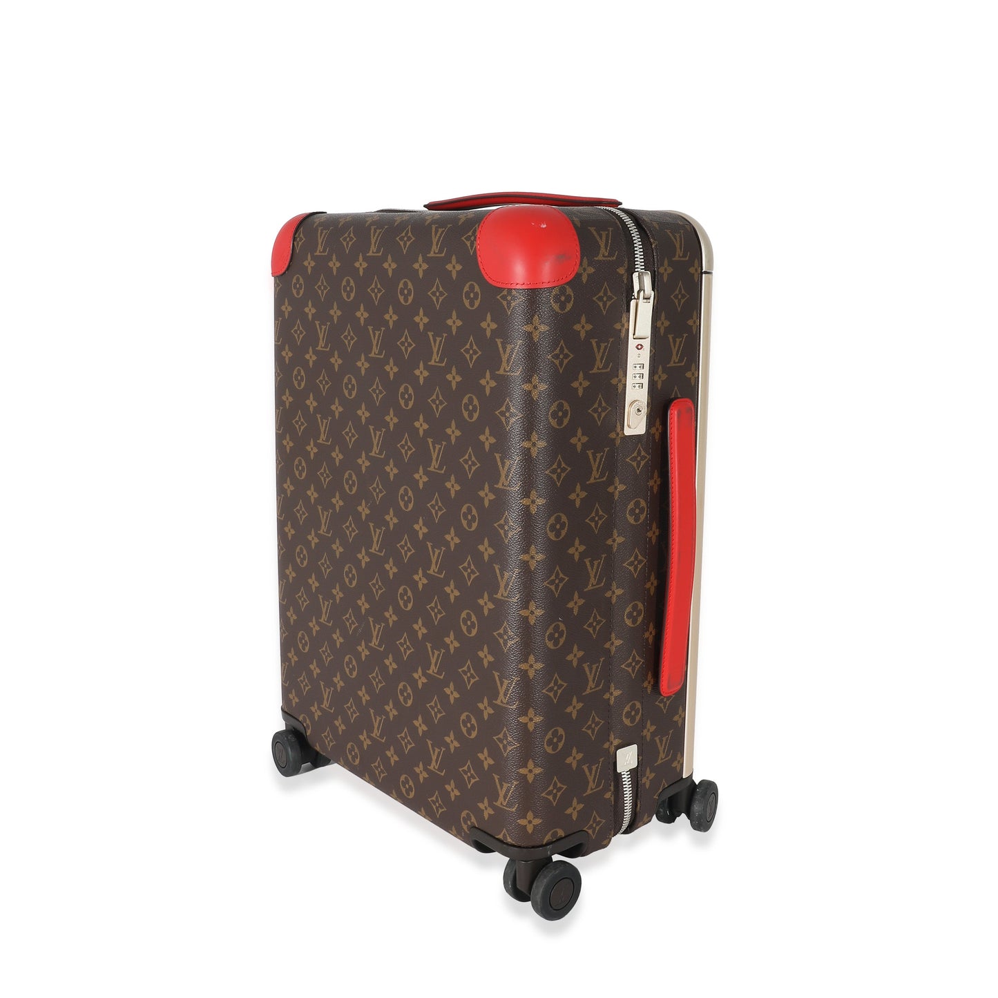 Louis Vuitton Coquelicot Horizon 55 Monogram Canvas Handbag