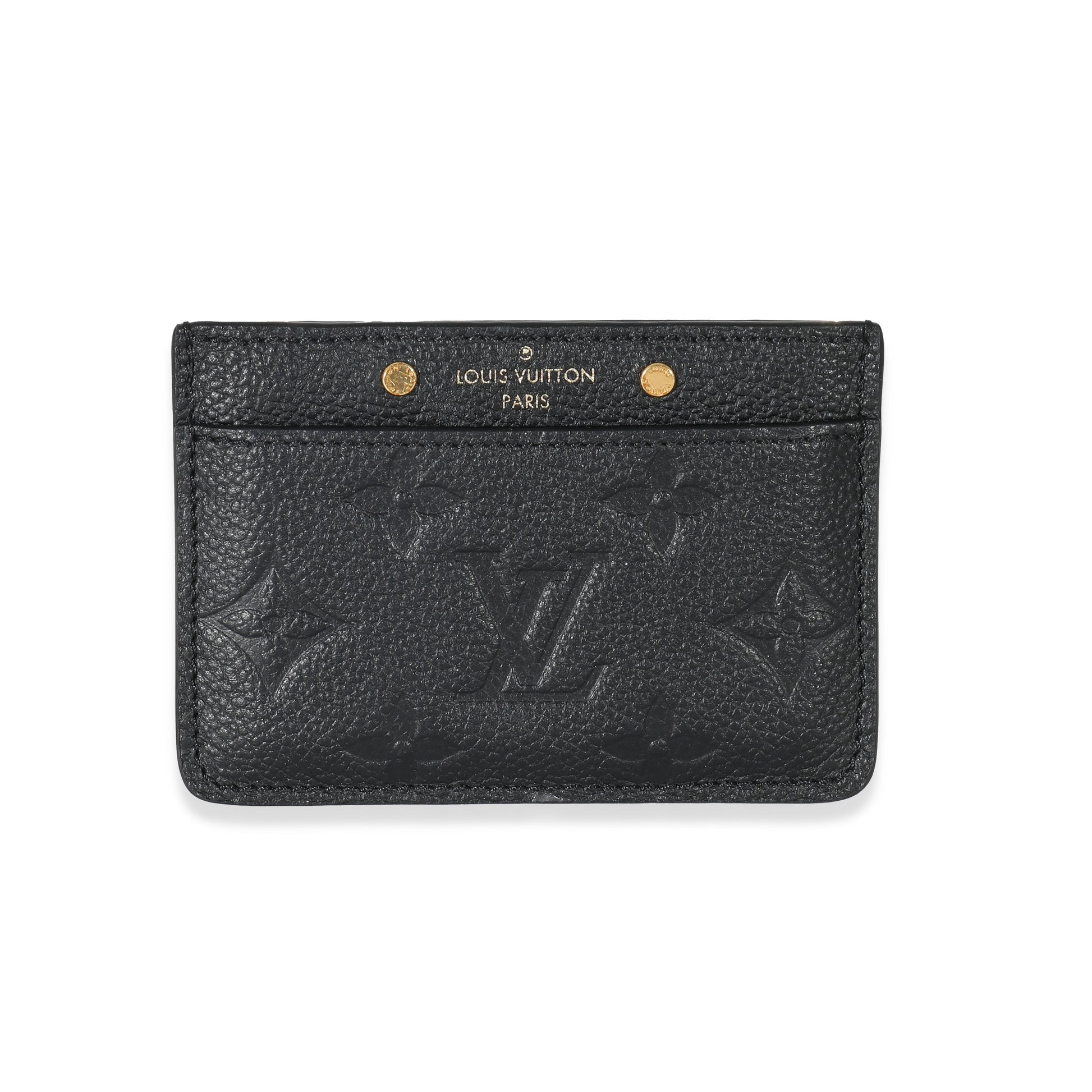 Louis Vuitton Empreinte Holder Black Wallet Case