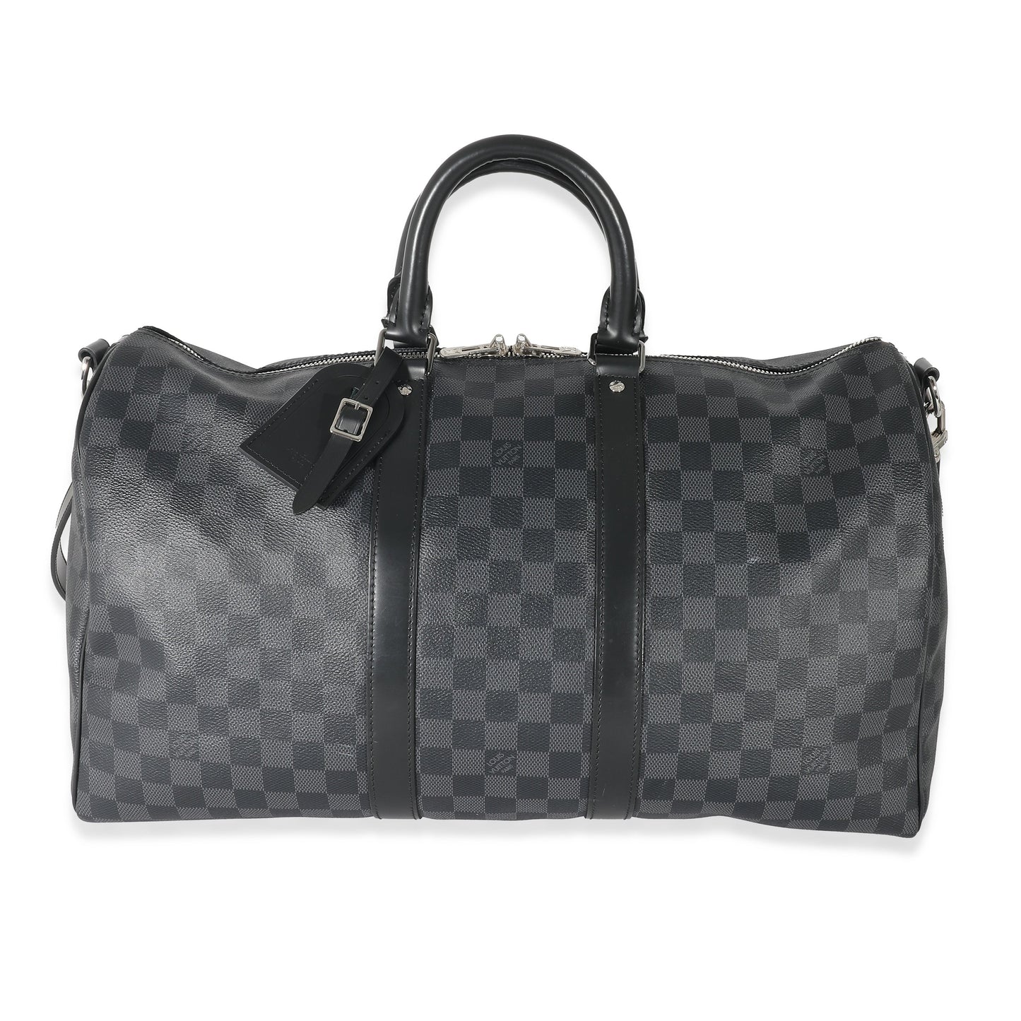 Louis Vuitton Damier Graphite Keepall Bandouliere 45 Canvas Handbag 3
