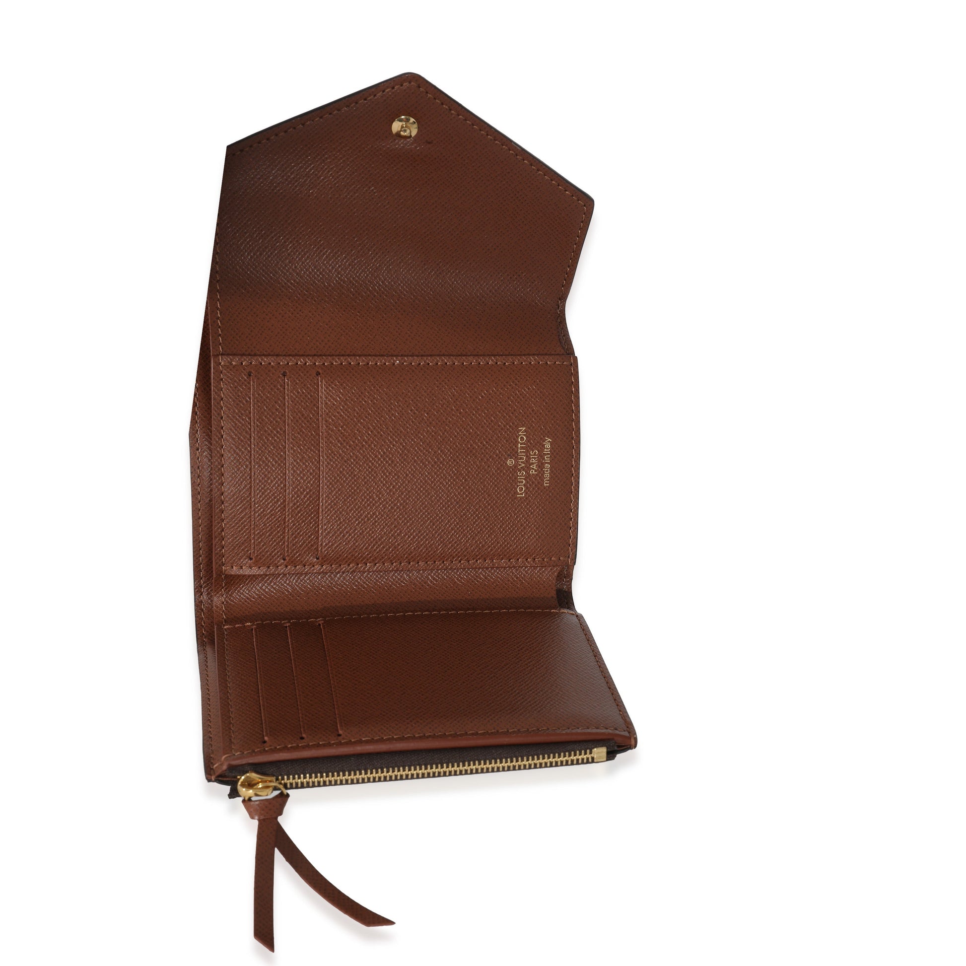Louis Vuitton Victorine Compact Monogram Canvas Wallet Case