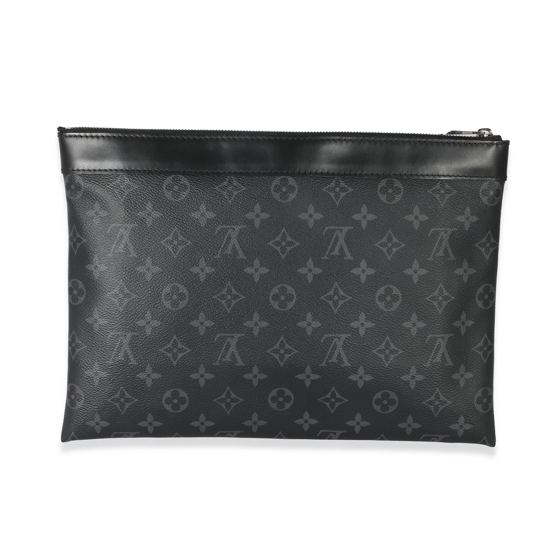 Louis Vuitton Eclipse Discovery Pochette GM Monogram Canvas Clutch Bag