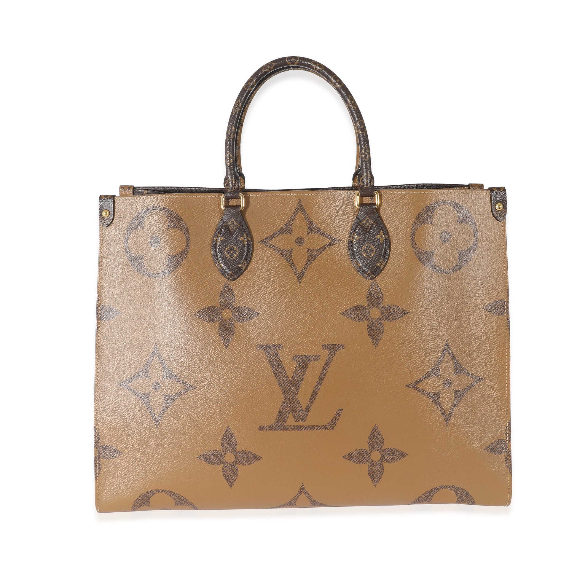 Louis Vuitton Giant Reverse Onthego GM Monogram Canvas Handbag Onthego Gm