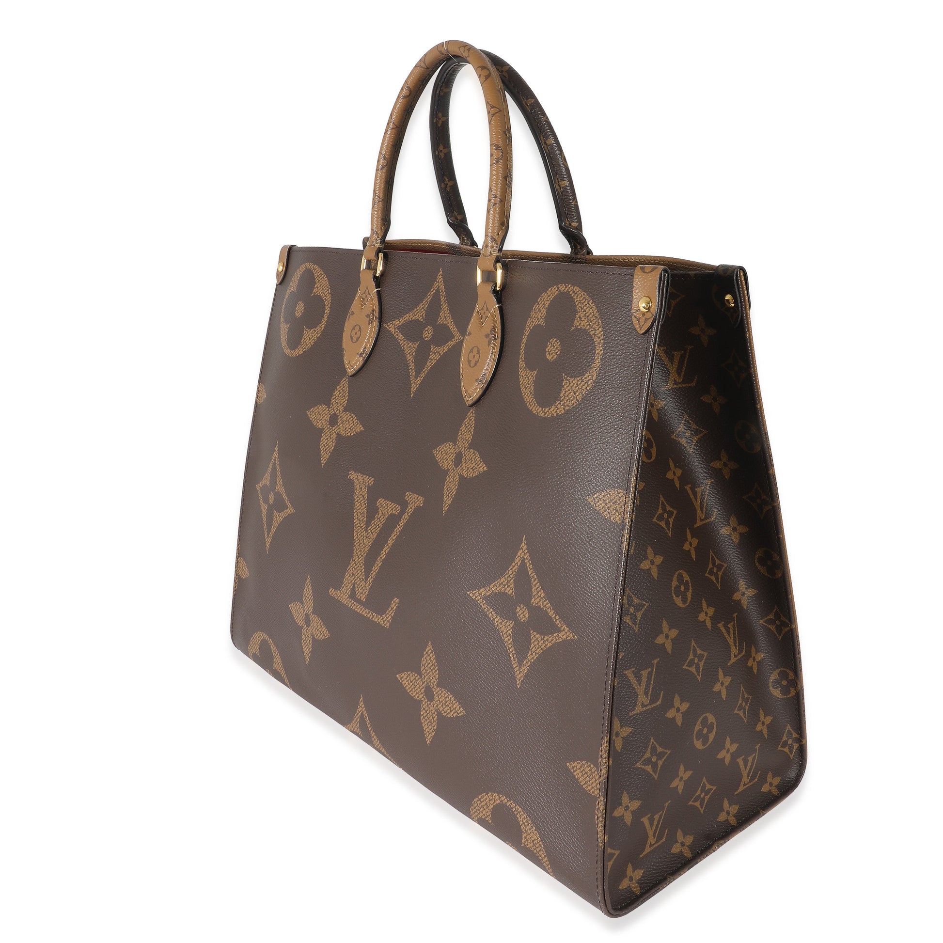 Louis Vuitton Giant Reverse Onthego GM Monogram Canvas Handbag Onthego Gm