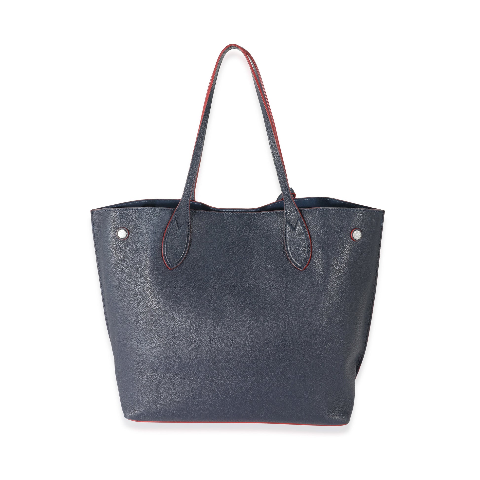 Louis Vuitton Marine Rouge Taurillon Lockme Cabas Tote Bag