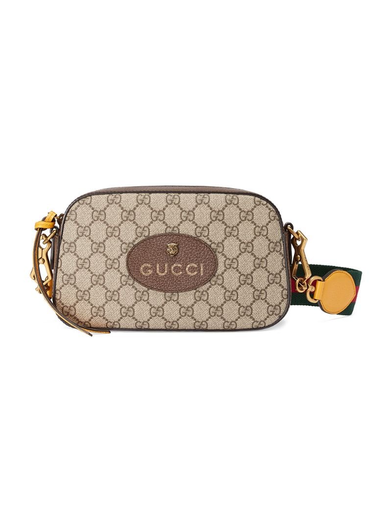 Gucci - GG Supreme messenger bag - women - Cotton/Leather/Nylon/Canvas - One Size - Brown