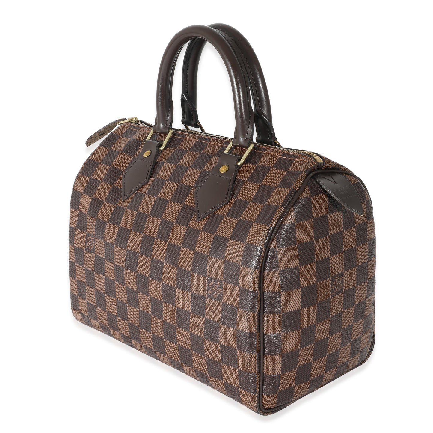 Louis Vuitton Damier Ebene Speedy 25 Canvas Handbag 3
