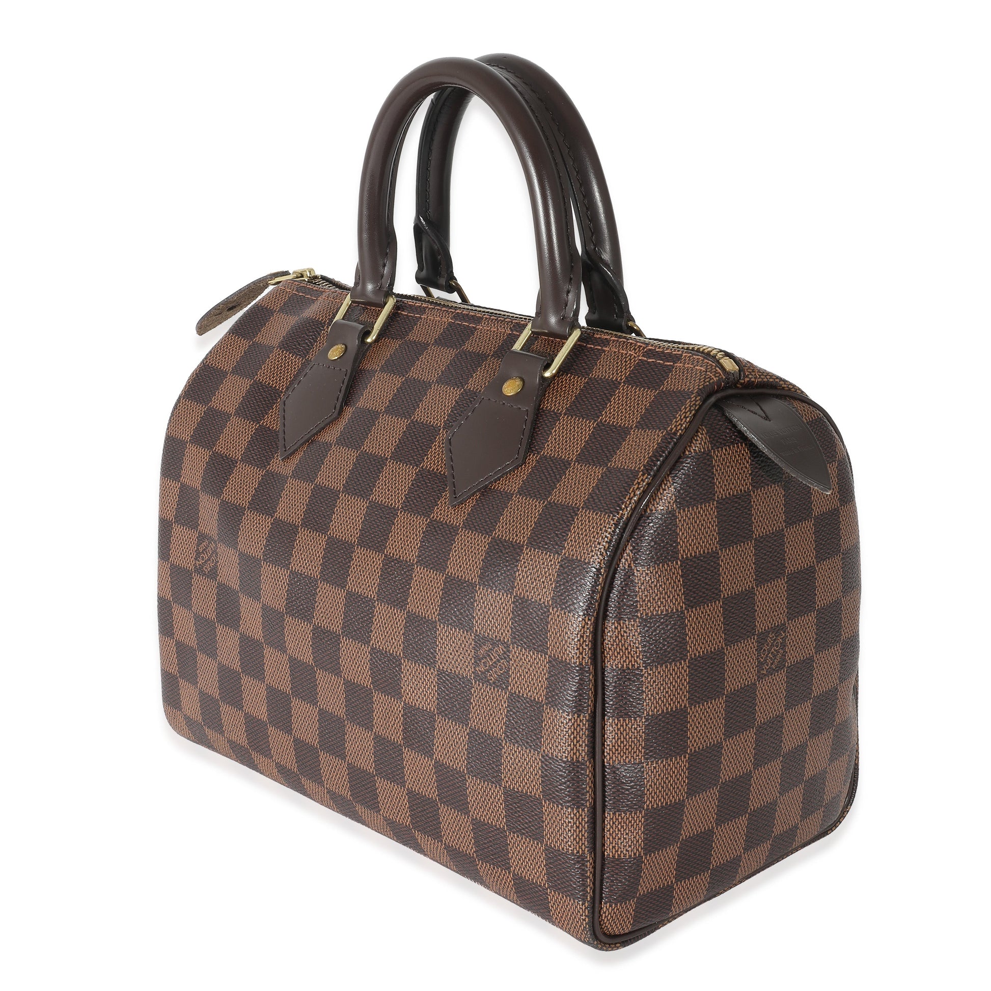 Louis Vuitton Damier Ebene Speedy 25 Canvas Handbag 3