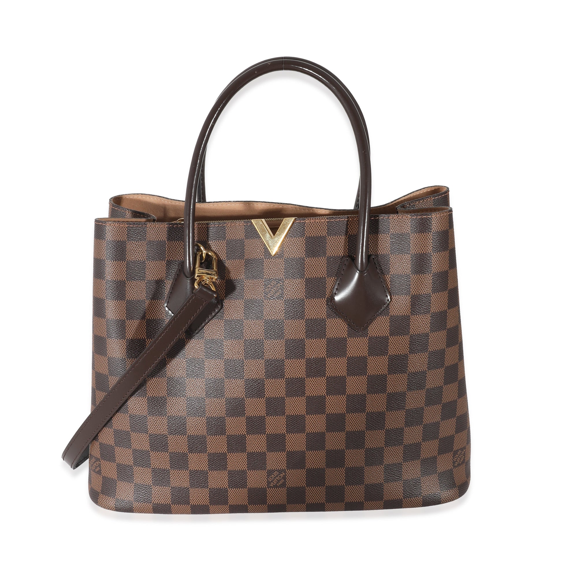 Louis Vuitton Damier Ebene Kensington V Canvas Tote Bag