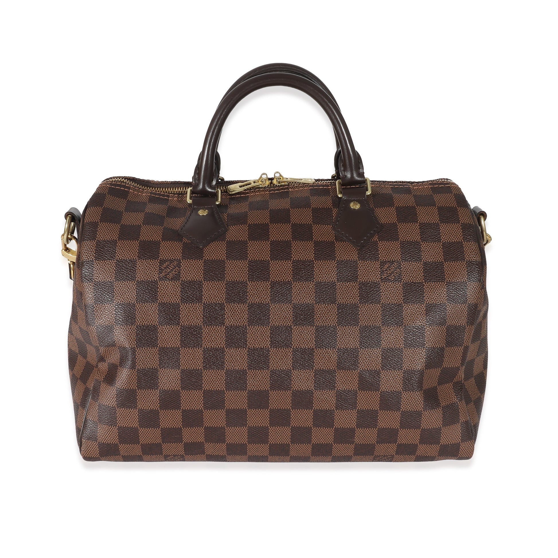 Louis Vuitton Damier Ebene Speedy Bandoulière 30 Canvas Handbag Bandouliere 30