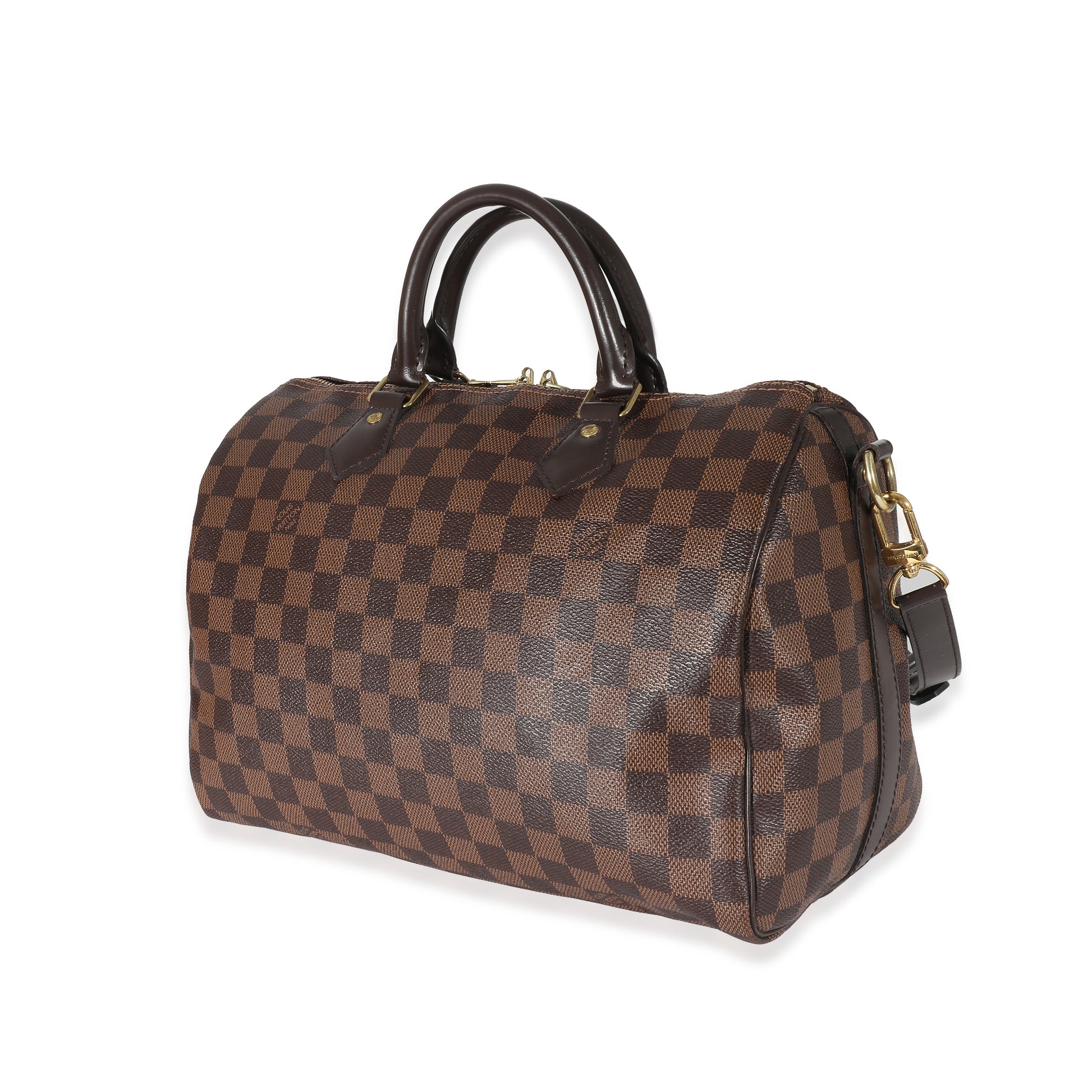 Louis Vuitton Damier Ebene Speedy Bandoulière 30 Canvas Handbag Bandouliere 30