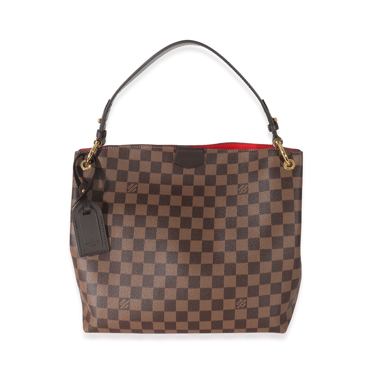 Louis Vuitton Damier Ebene Graceful PM Canvas Handbag 7