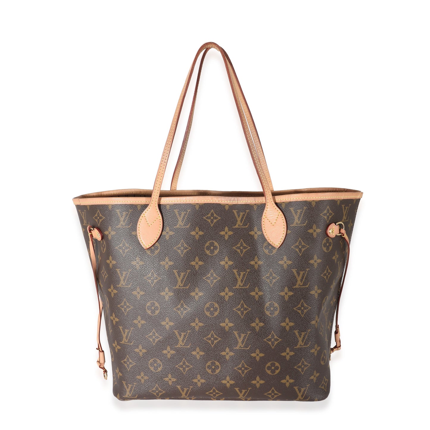 Louis Vuitton Neverfull MM Monogram Canvas Tote Bag 30