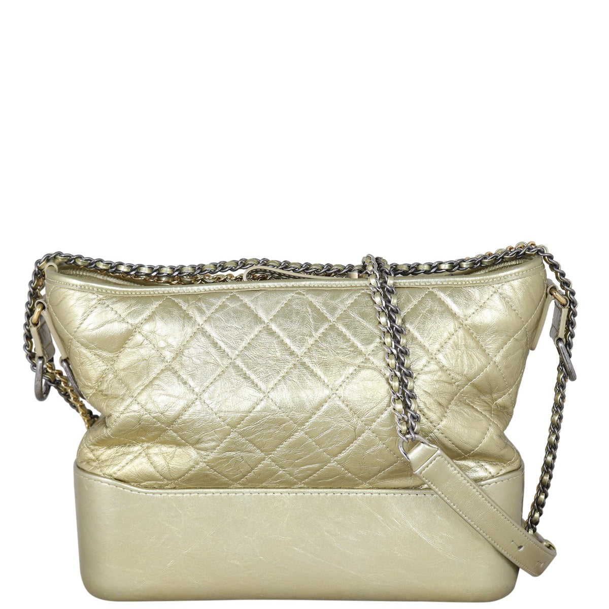 Chanel Gabrielle Hobo Gold Large Hobo Bag