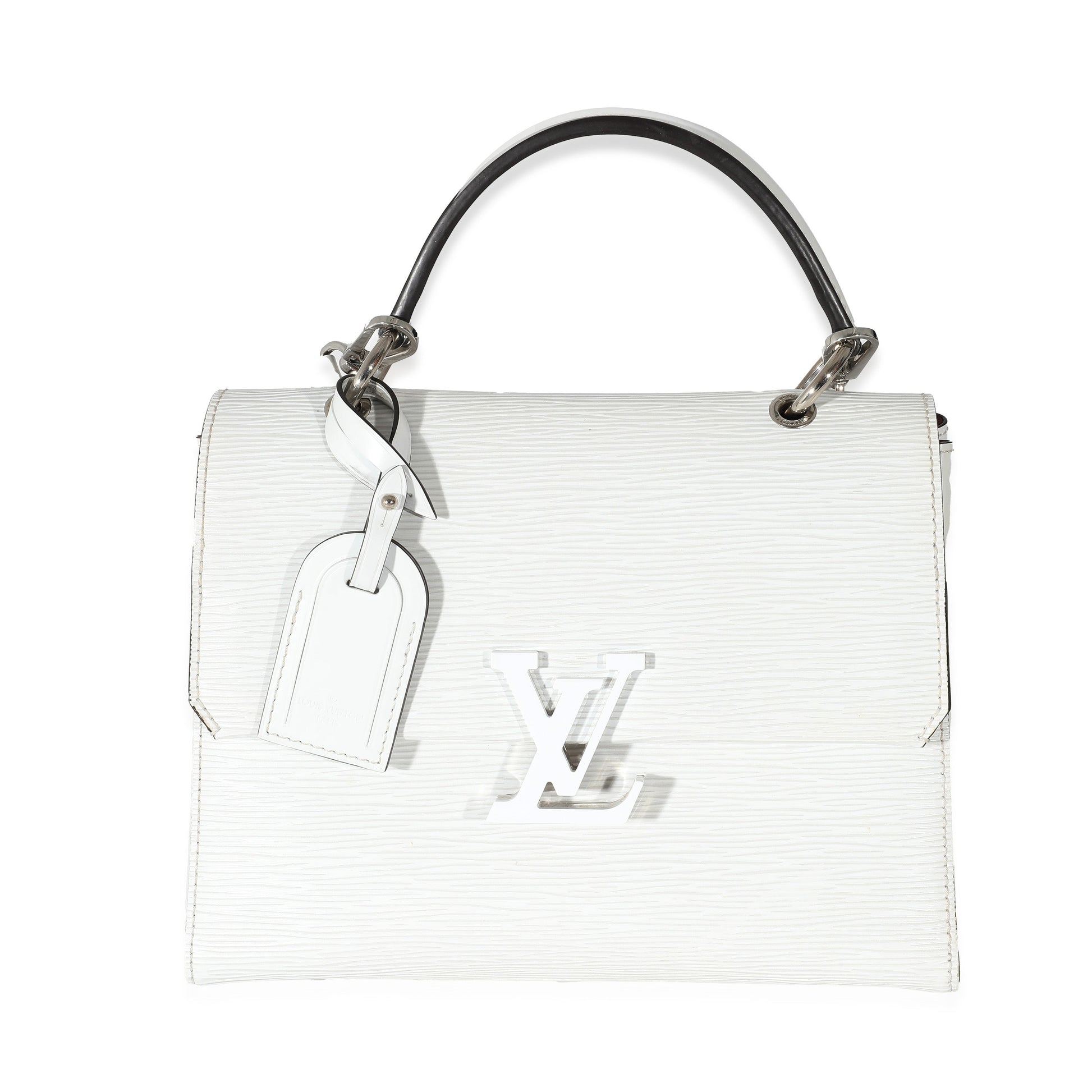 Louis Vuitton Epi Grenelle PM White Handbag