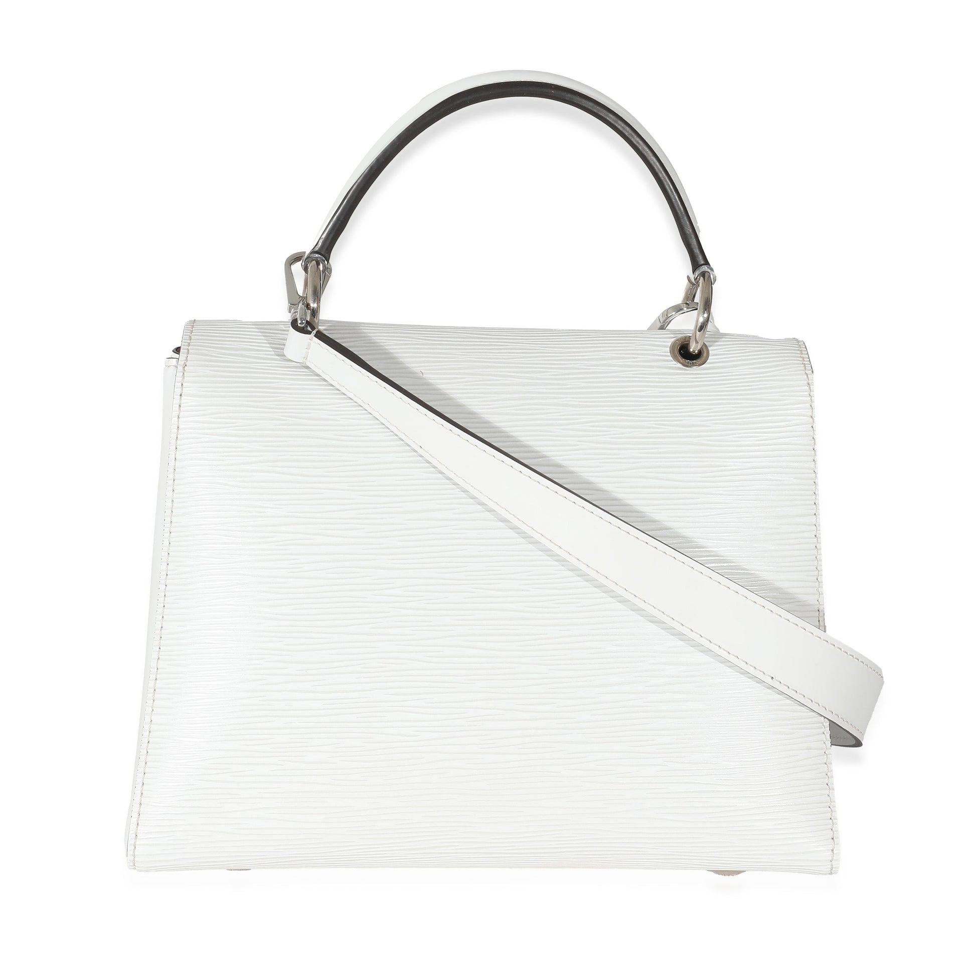 Louis Vuitton Epi Grenelle PM White Handbag