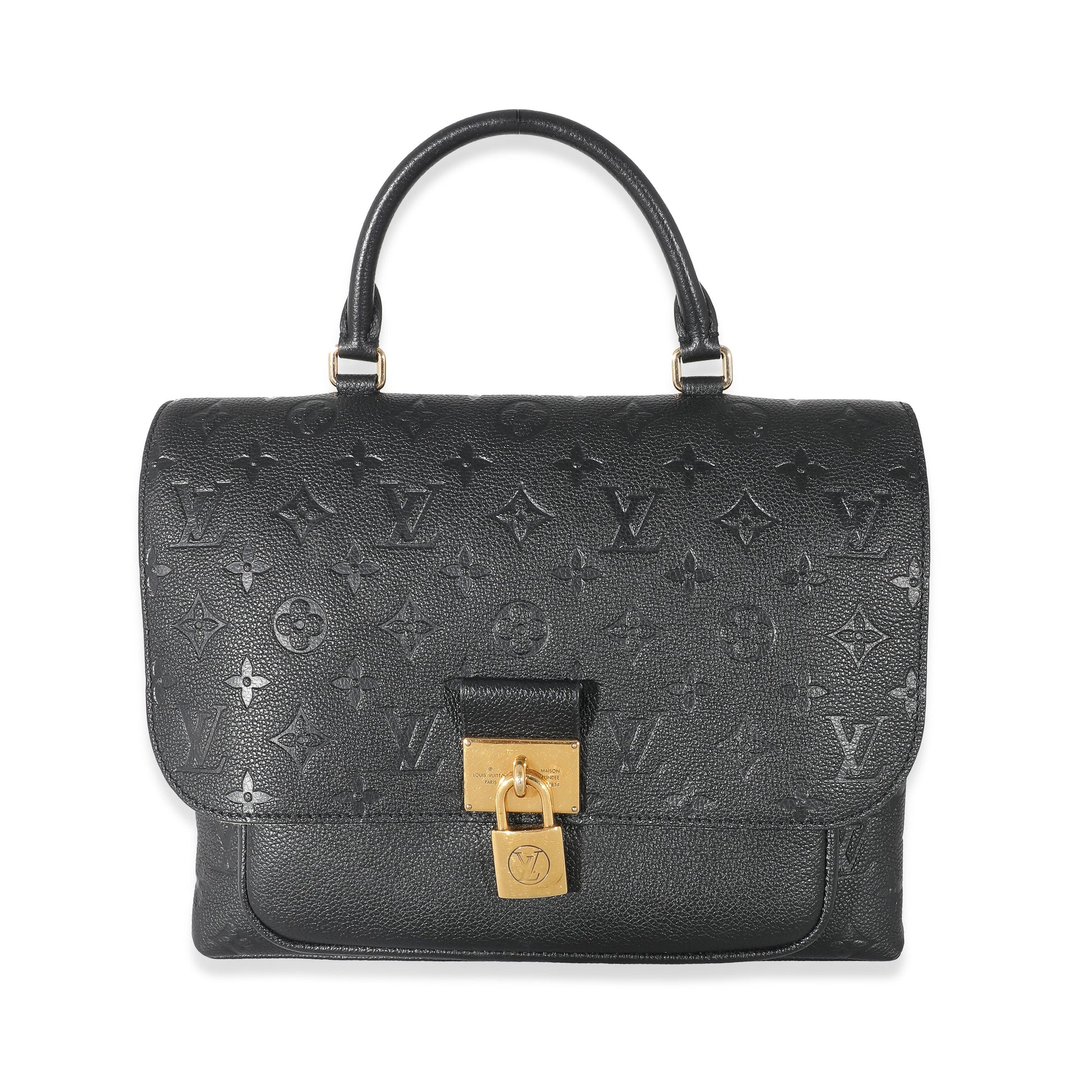 Louis Vuitton Empreinte Marignan Monogram Leather Black Handbag