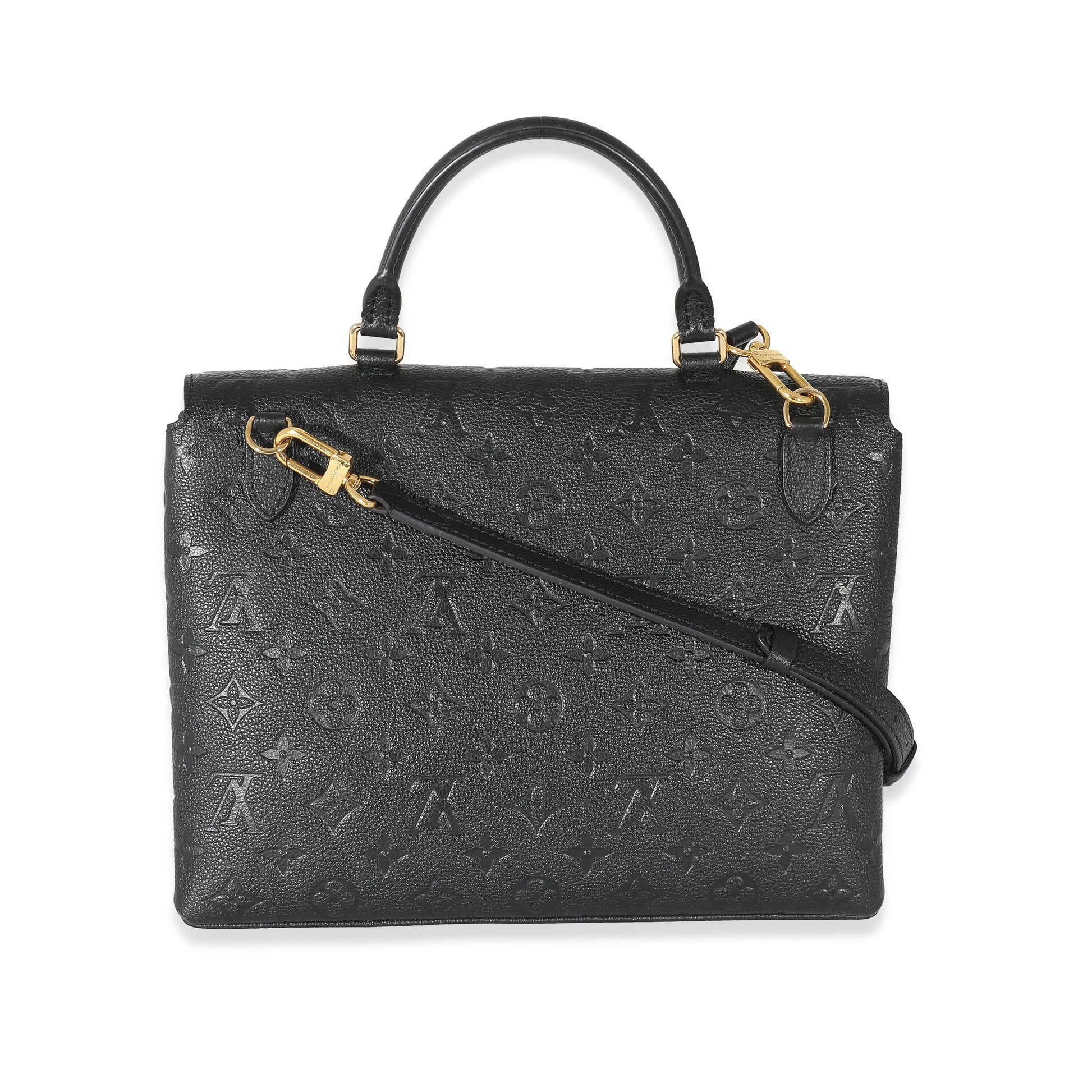 Louis Vuitton Empreinte Marignan Monogram Leather Black Handbag