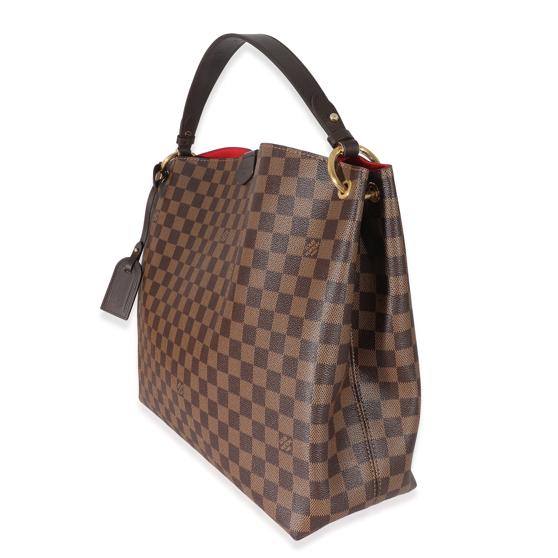 Louis Vuitton Damier Ebene Graceful MM Canvas Handbag 5