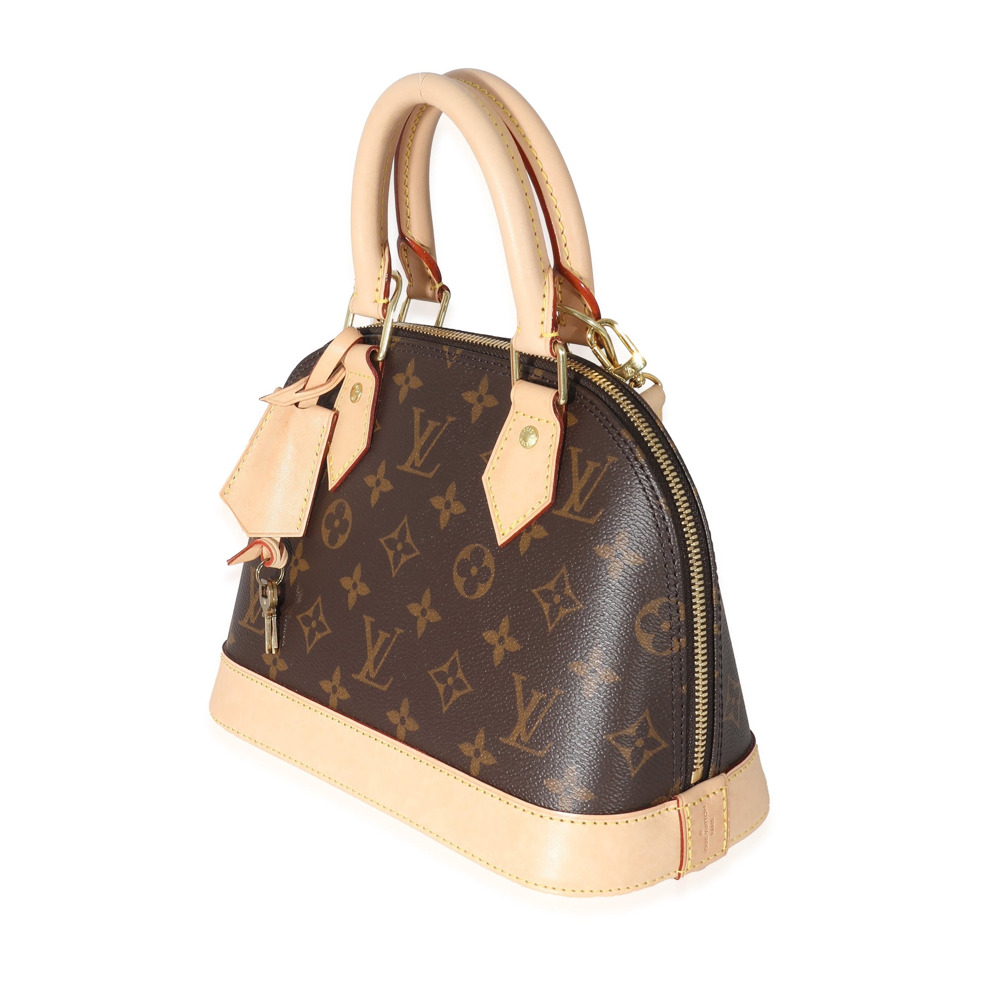 Louis Vuitton Alma BB Monogram Canvas Handbag 6