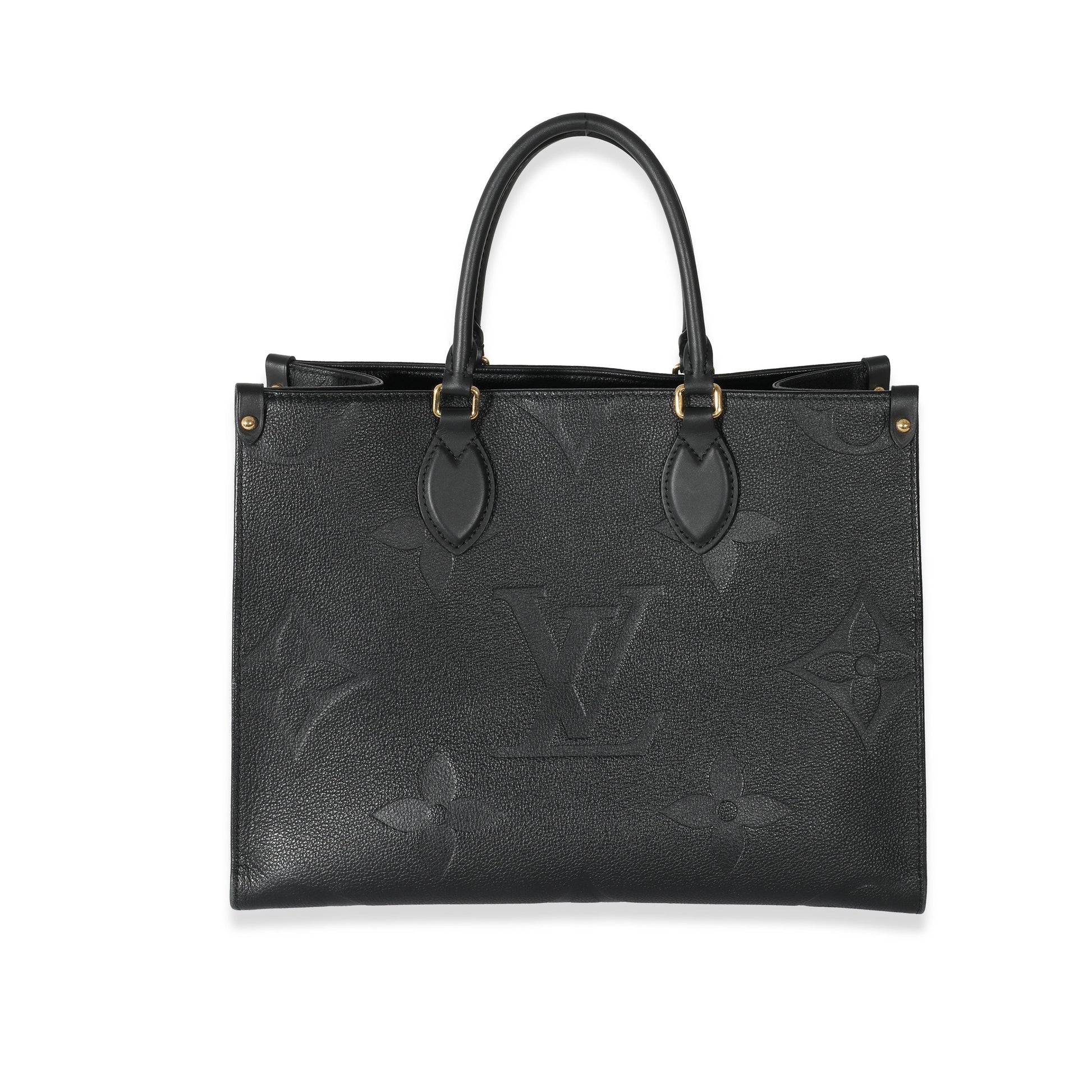 Louis Vuitton Empreinte Giant Onthego MM Monogram Black Handbag 3