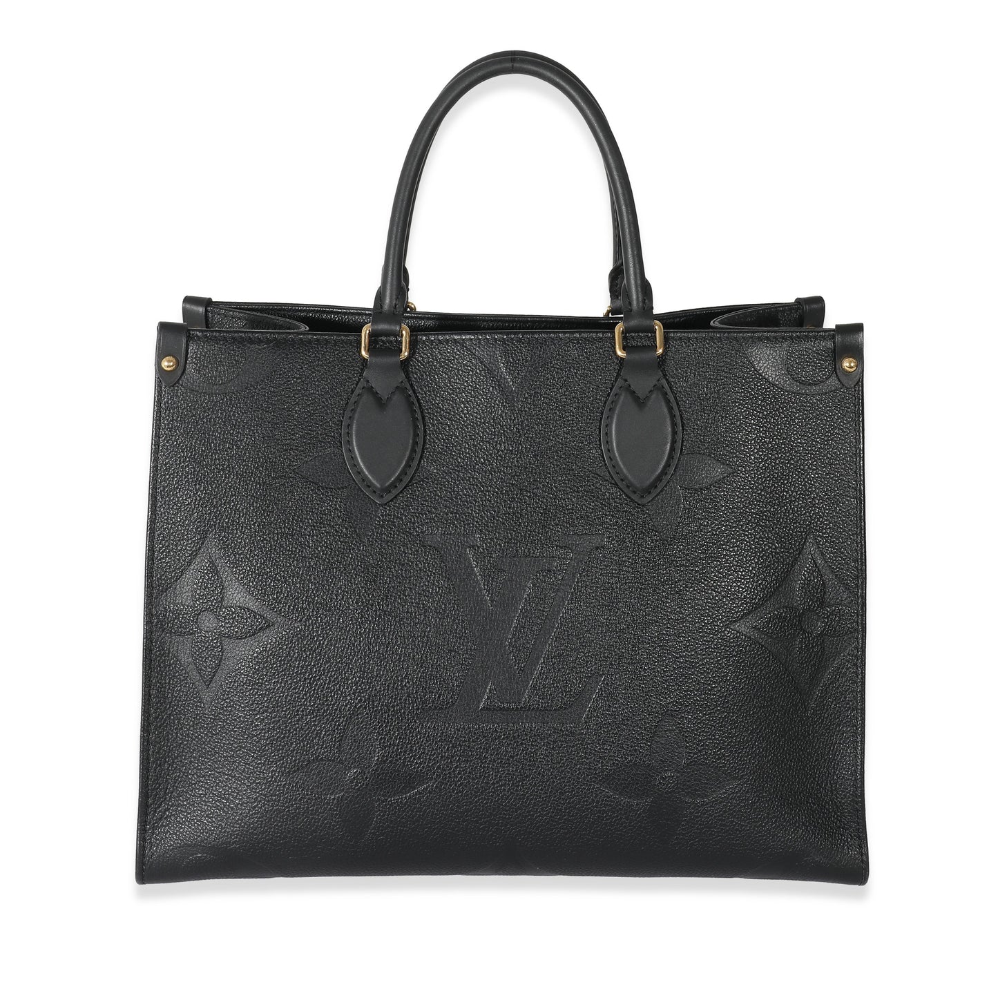 Louis Vuitton Empreinte Giant Onthego MM Monogram Black Handbag 3