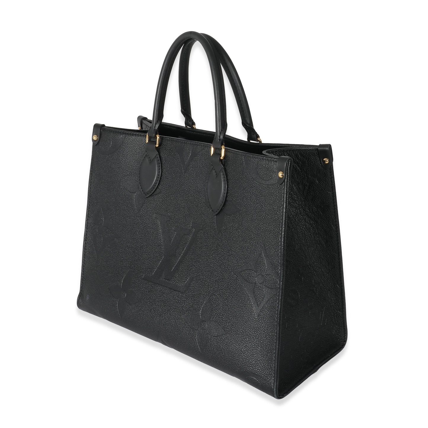 Louis Vuitton Empreinte Giant Onthego MM Monogram Black Handbag 3